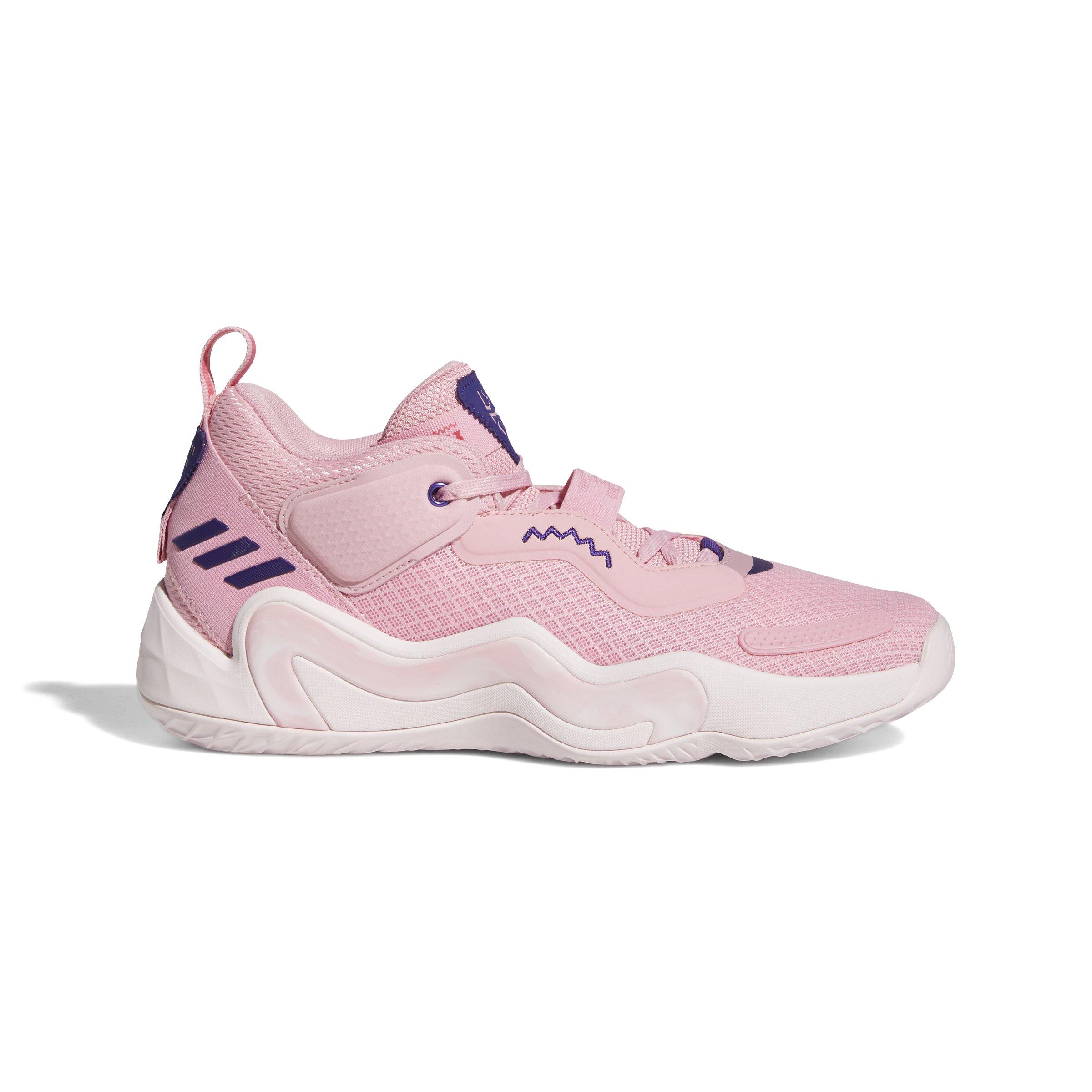 Mens pink outlet adidas basketball shoes