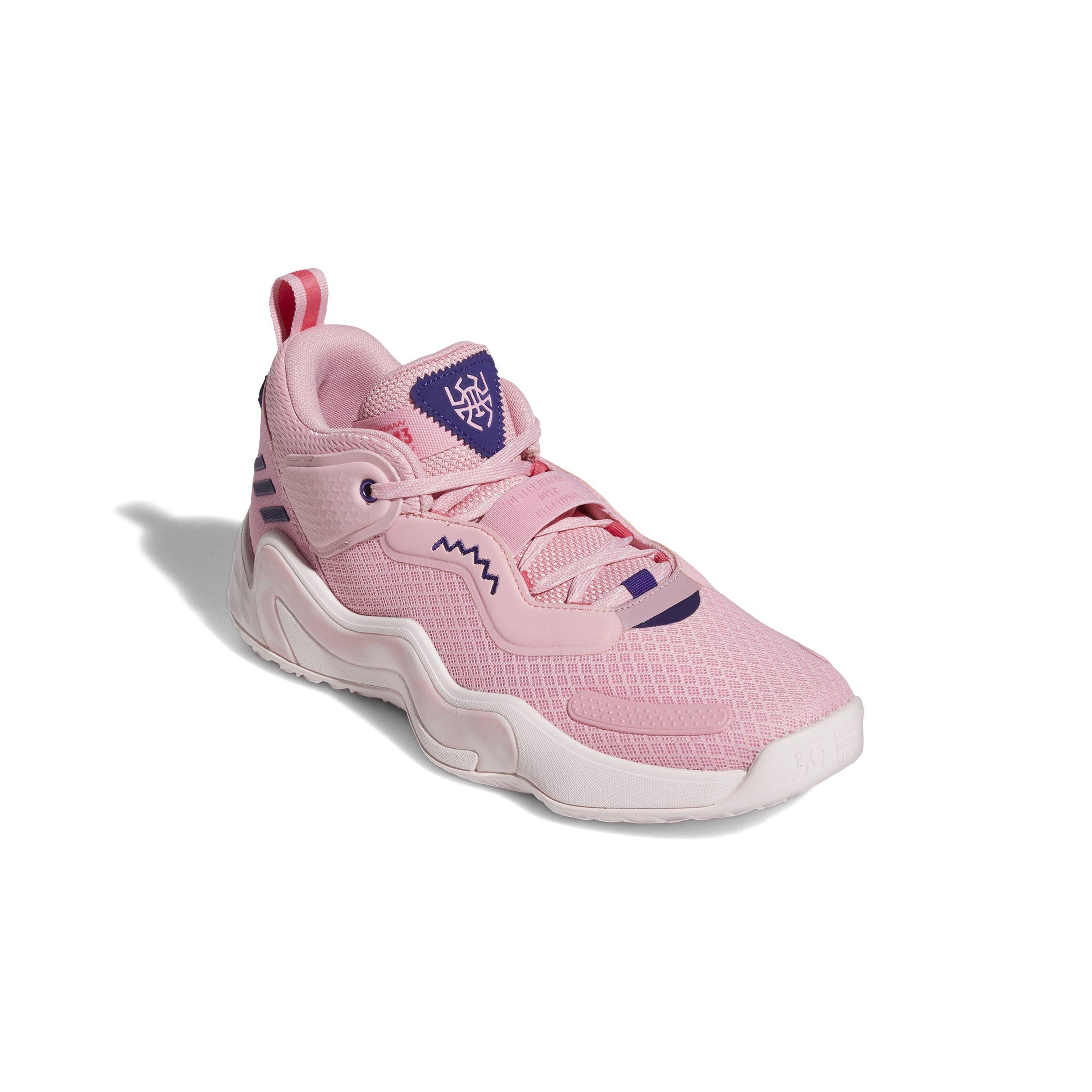 Adidas basketball hot sale shoes pink