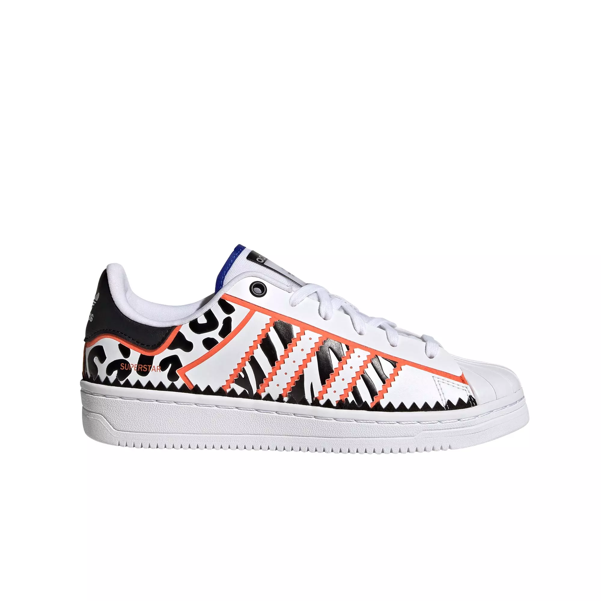 adidas Superstar OT Tech "Ftwr White/Core Black/True Orange" Women's Shoe - WHITE