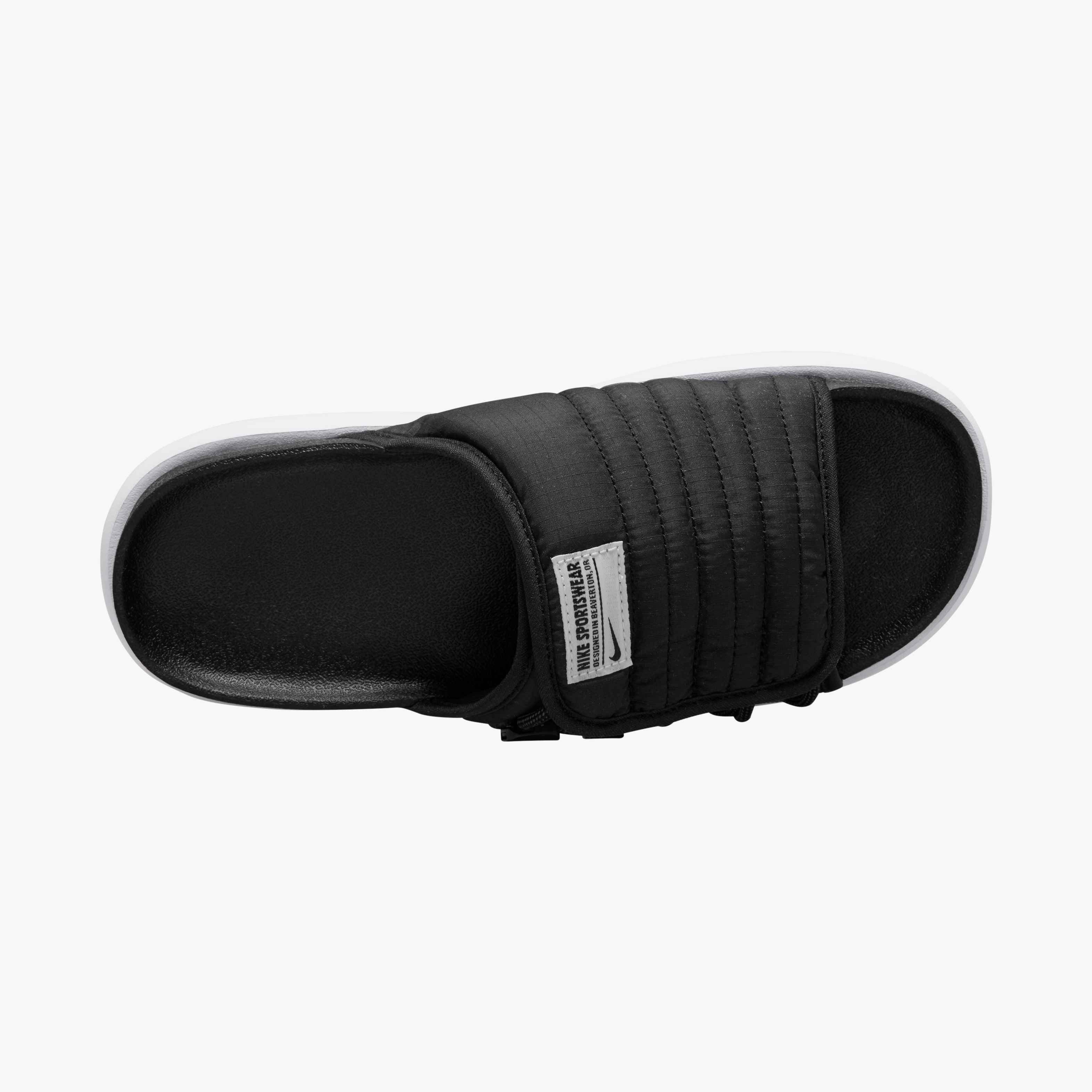 Nike Asuna 2 "Black/Dark Grey/White" Women's Slide - BLACK/GREY Thumbnail View 5