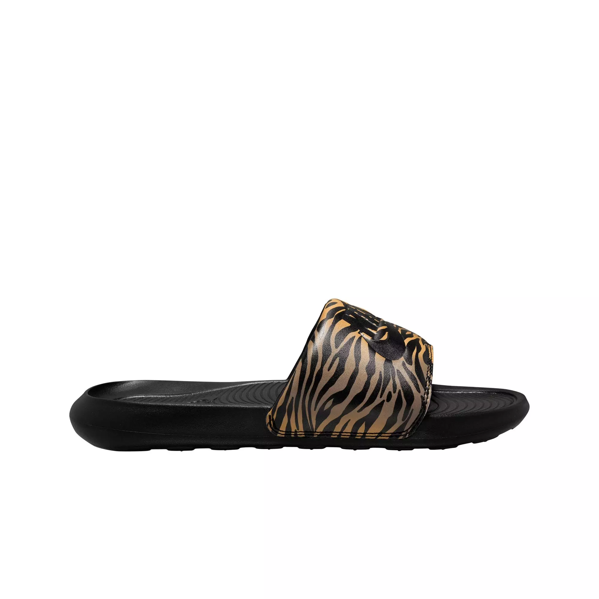 Nike Victori One "Zebra" Women's Print Slide - BLACK/ORANGE