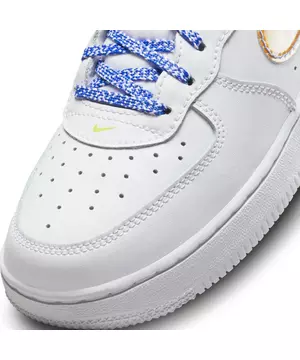Nike Air Force 1 LV8 White/Multi/Medium Blue Preschool Boys
