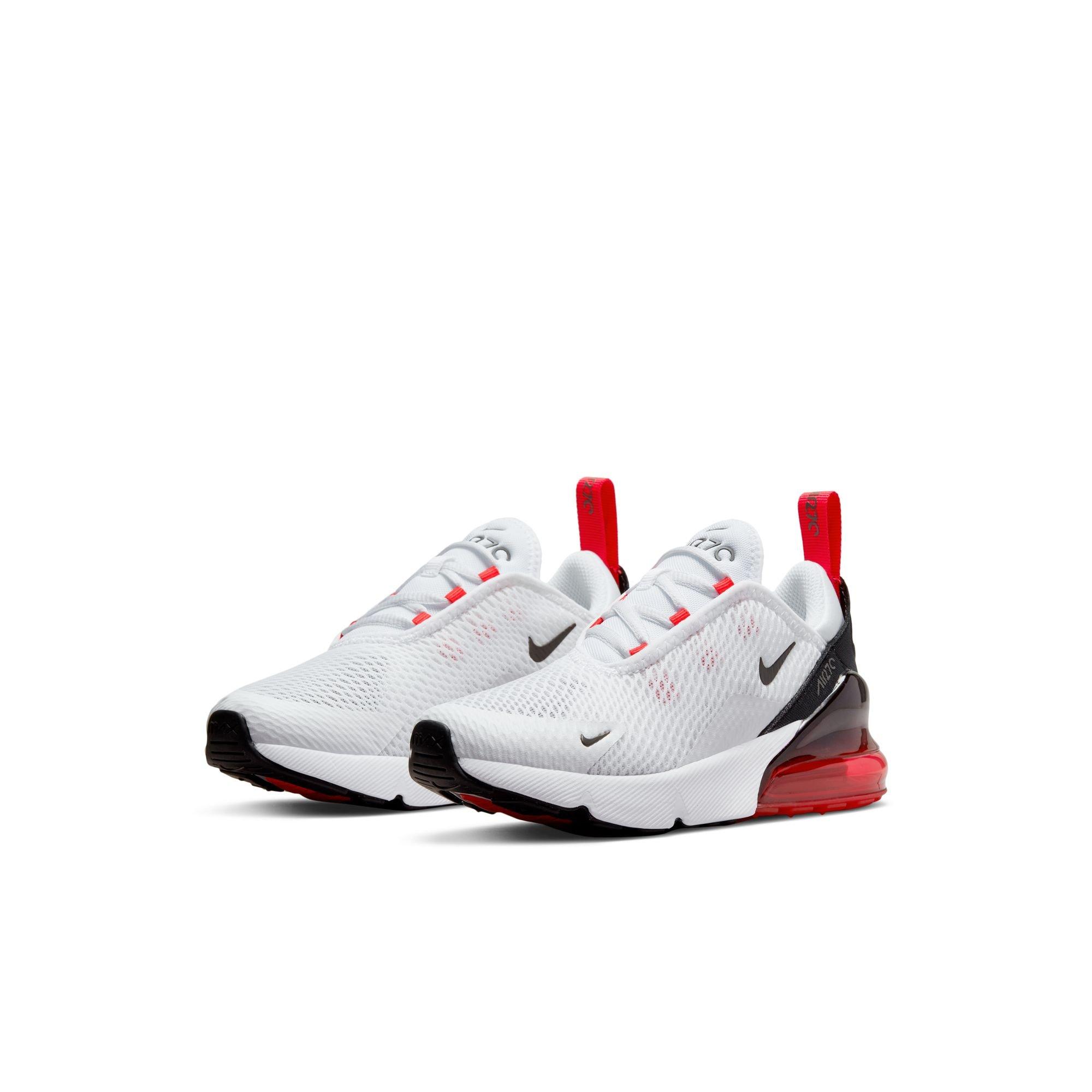 Air max 270 black/white/red grade school kids' outlet shoe