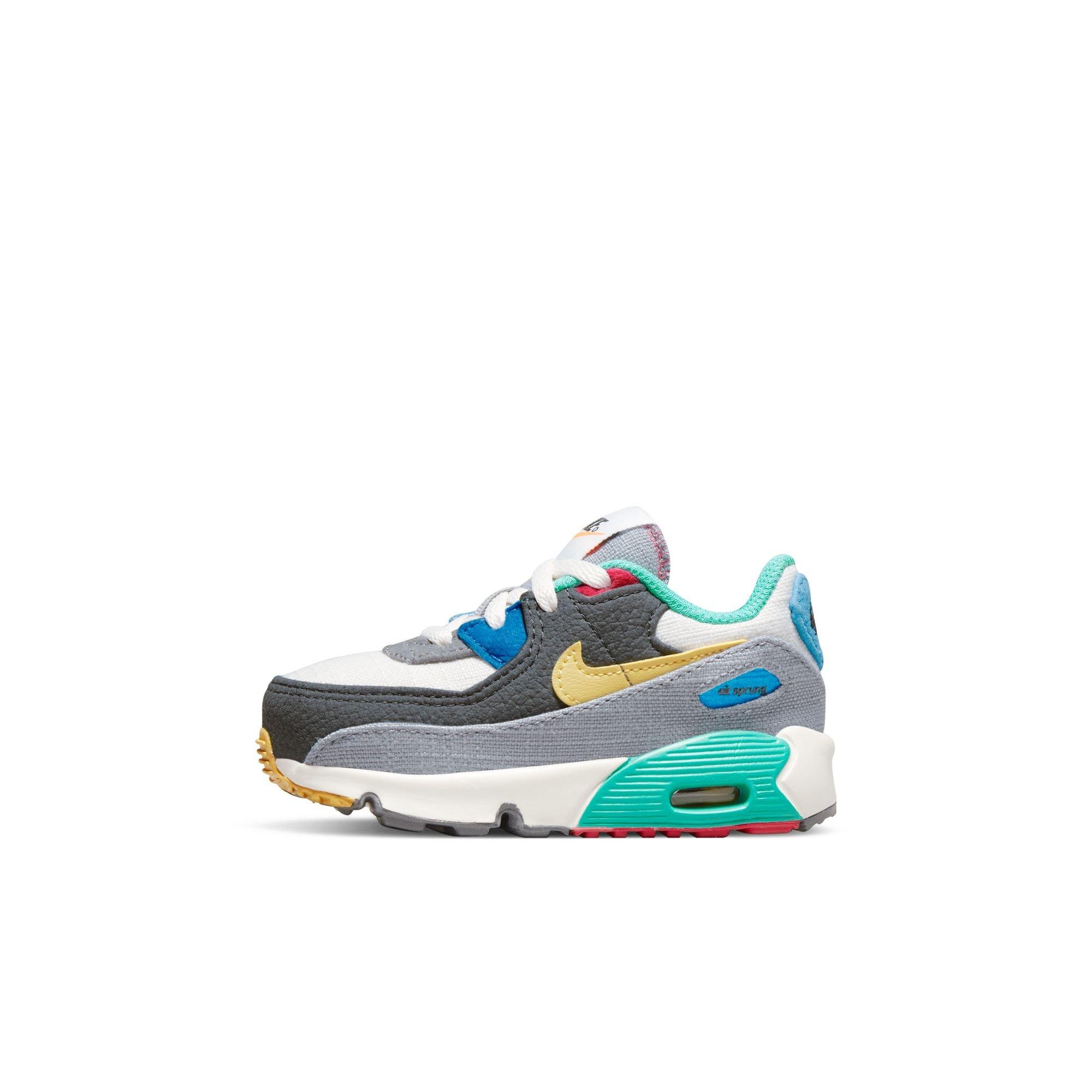 Nike Air Max 90 "Phantom/Celery/Iron Grey" Toddler Kids' Shoe - MULTI-COLOR Thumbnail View 6