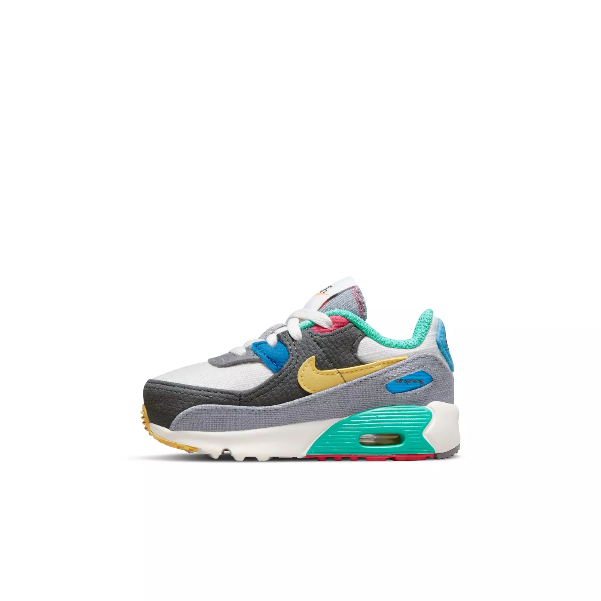 Nike Air Max 90 "Phantom/Celery/Iron Grey" Toddler Kids' Shoe - MULTI-COLOR