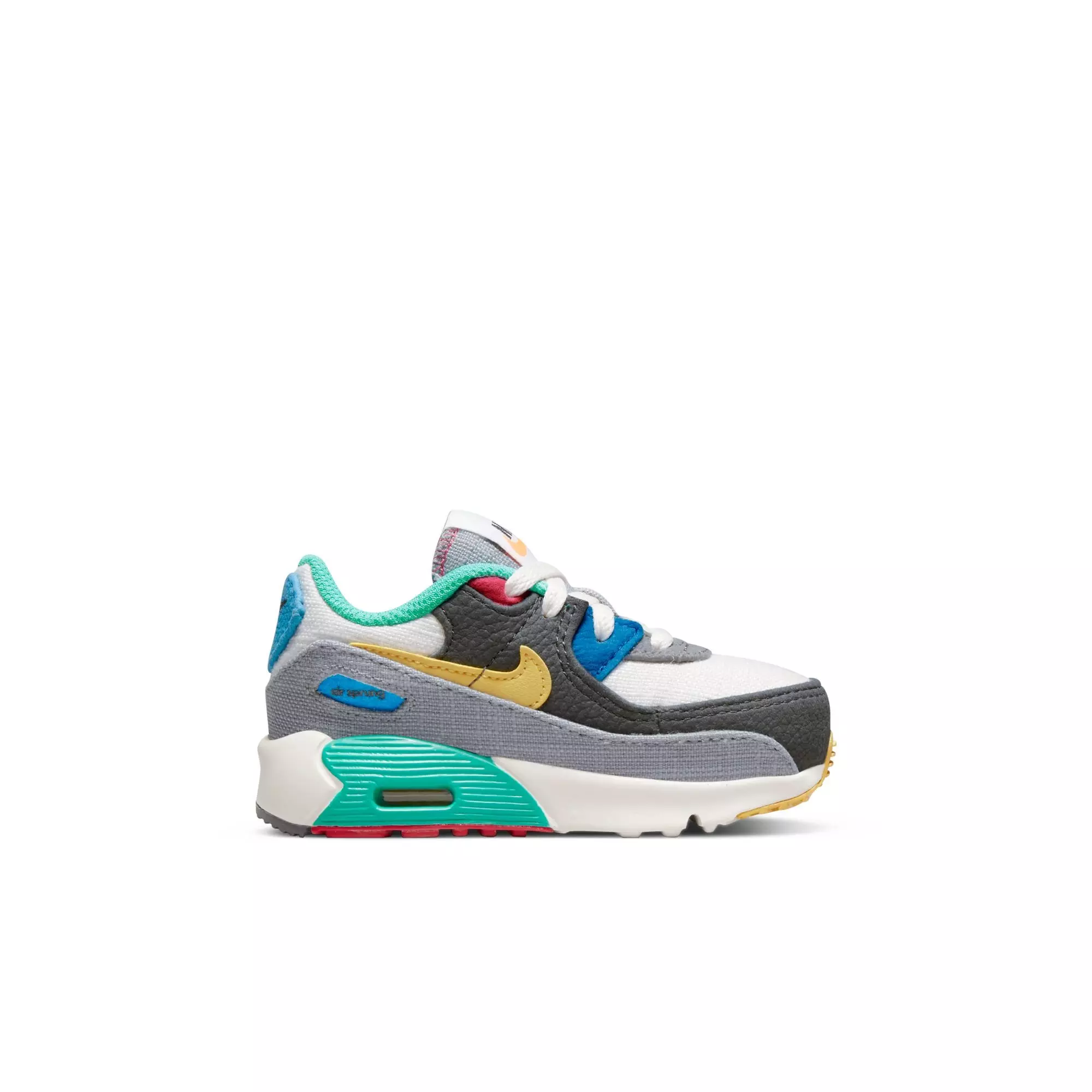 Nike Air Max 90 "Phantom/Celery/Iron Grey" Toddler Kids' Shoe - MULTI-COLOR