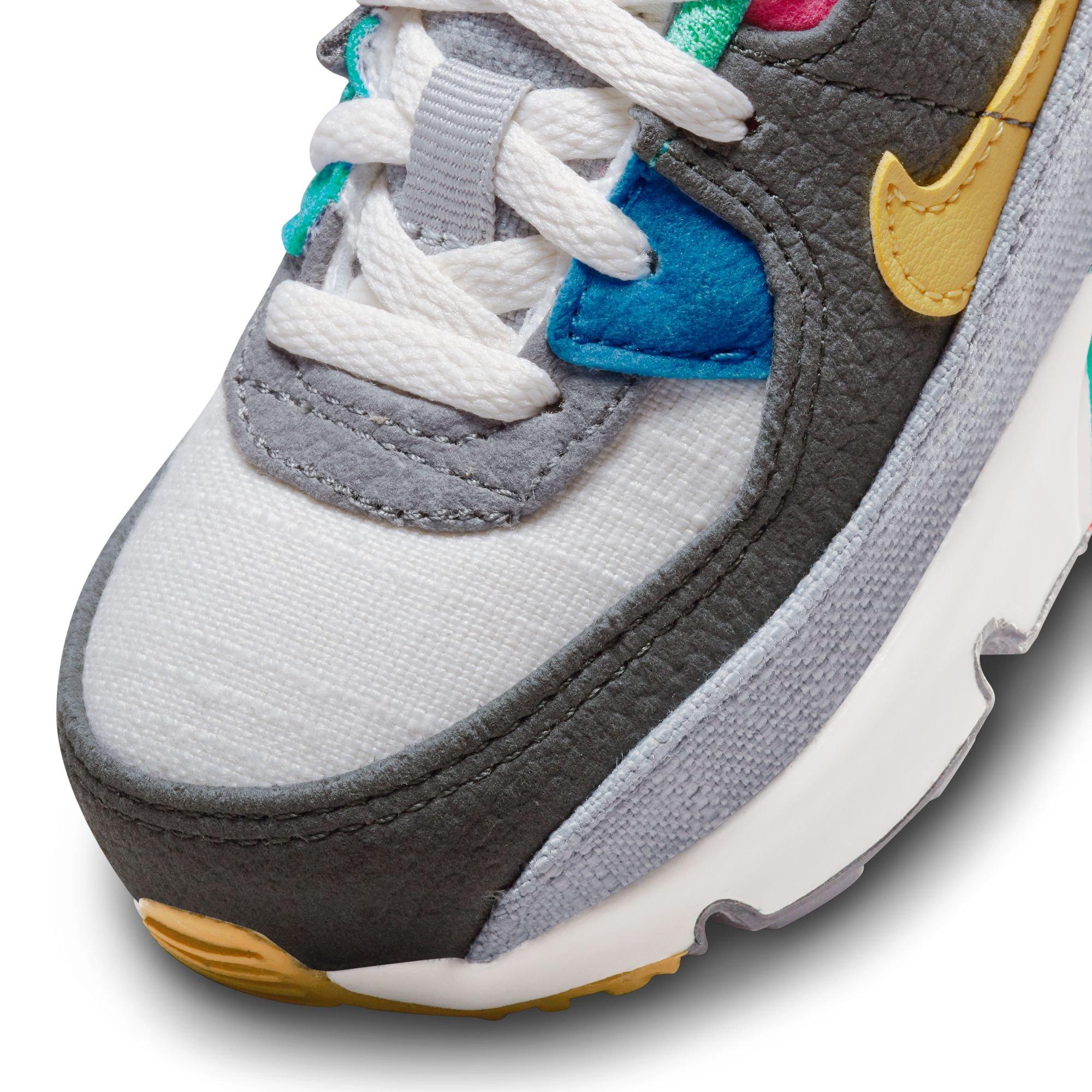 Nike Air Max 90 "Phantom/Celery/Iron Grey" Toddler Kids' Shoe - MULTI-COLOR Thumbnail View 4