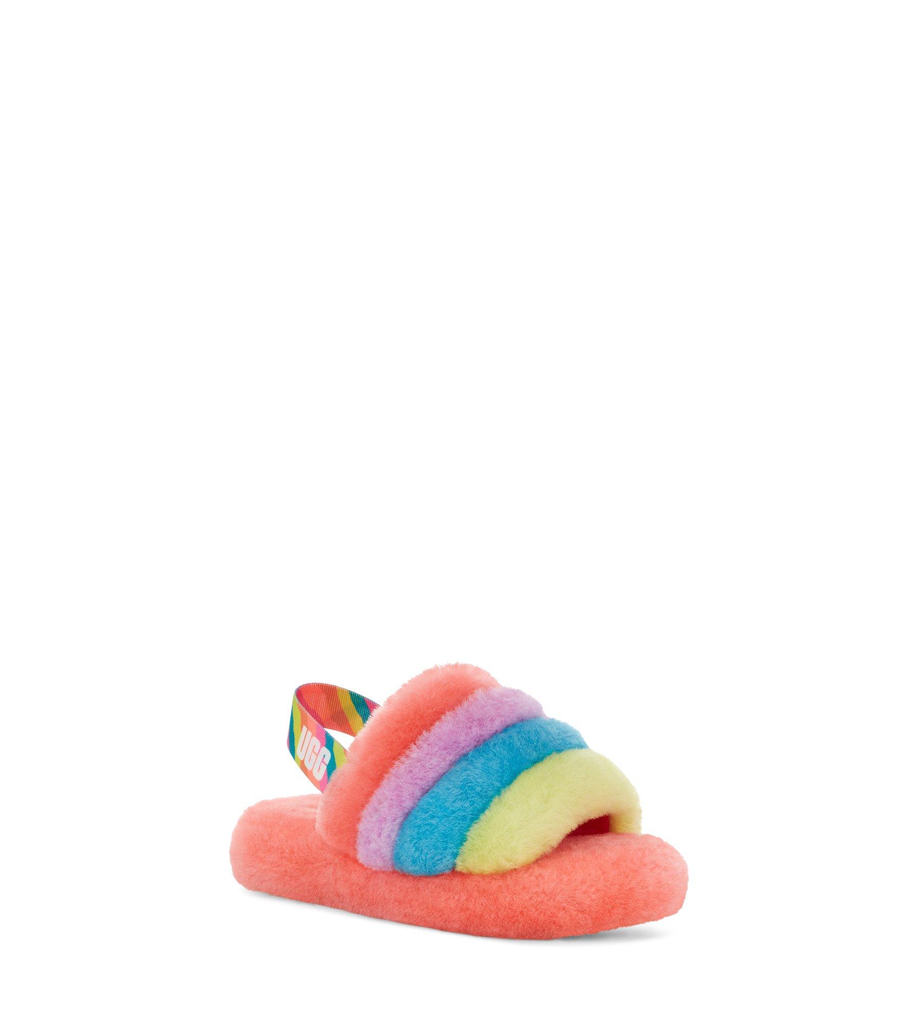 Multi color deals ugg slippers