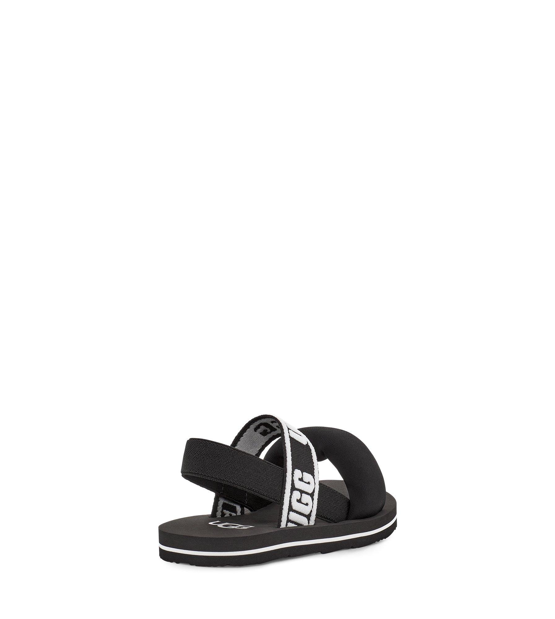 Ugg Girls Zuma sling black sandals size 4 blog.knak.jp