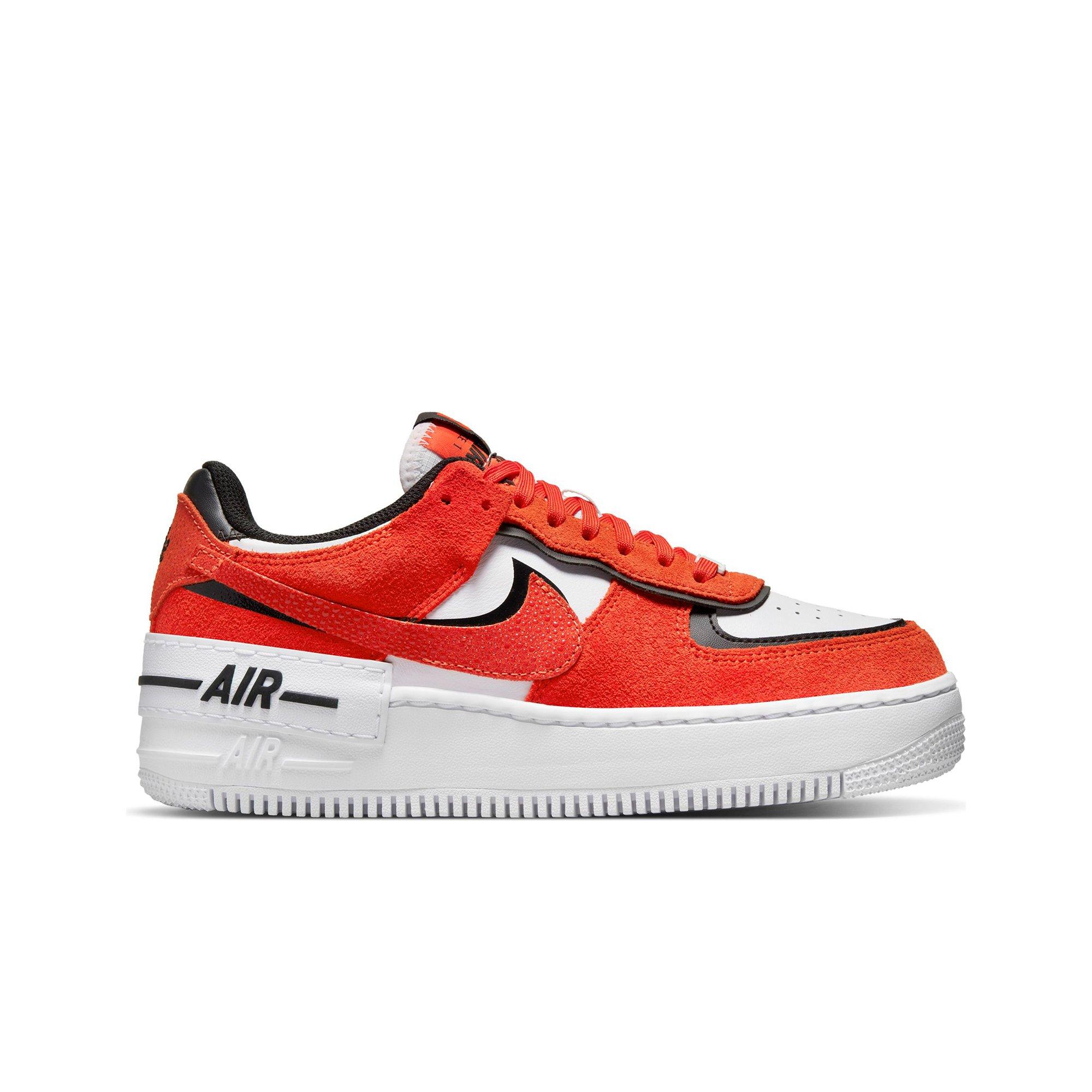 women's nike air force 1 shadow orange