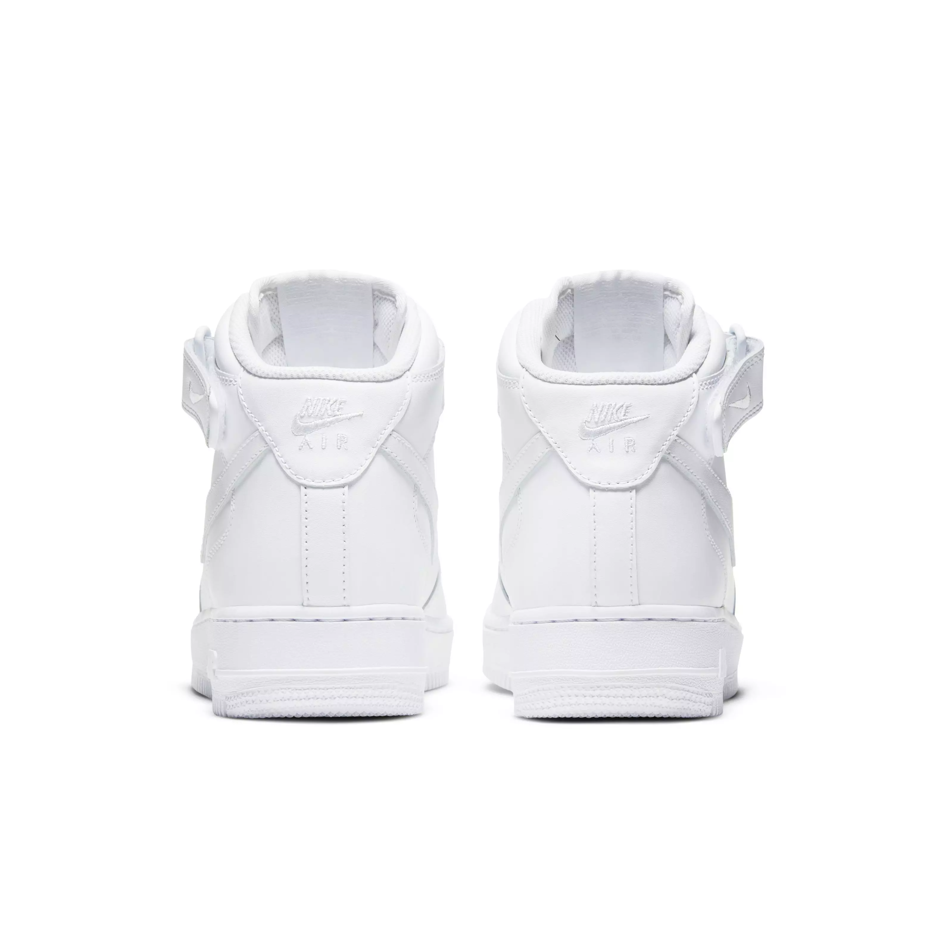 Nike Air Force 1 '07 Mid "White/White/White" Women's Shoe - WHITE