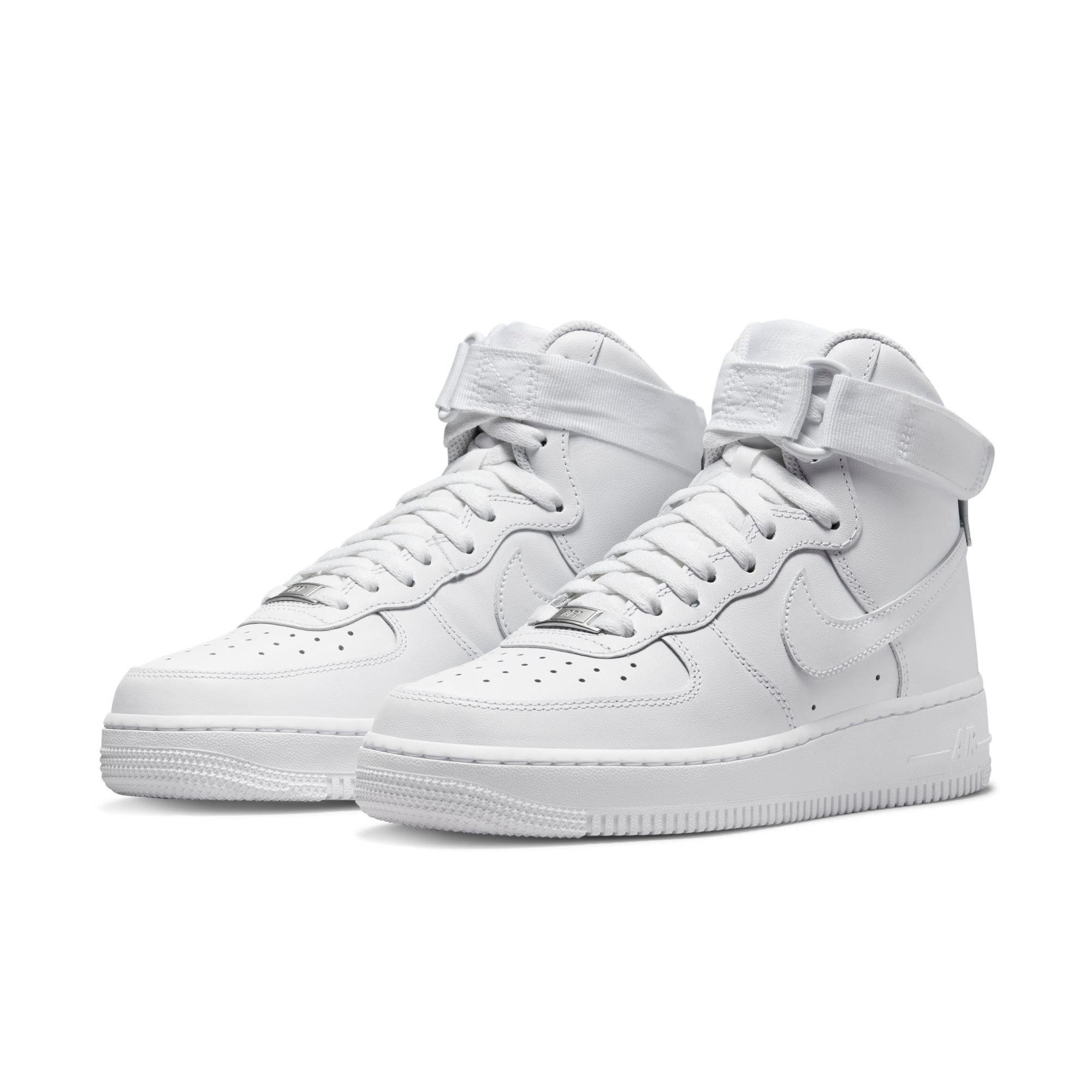 Nike Air Force 1 High White/White Women's Shoes, Size: 6