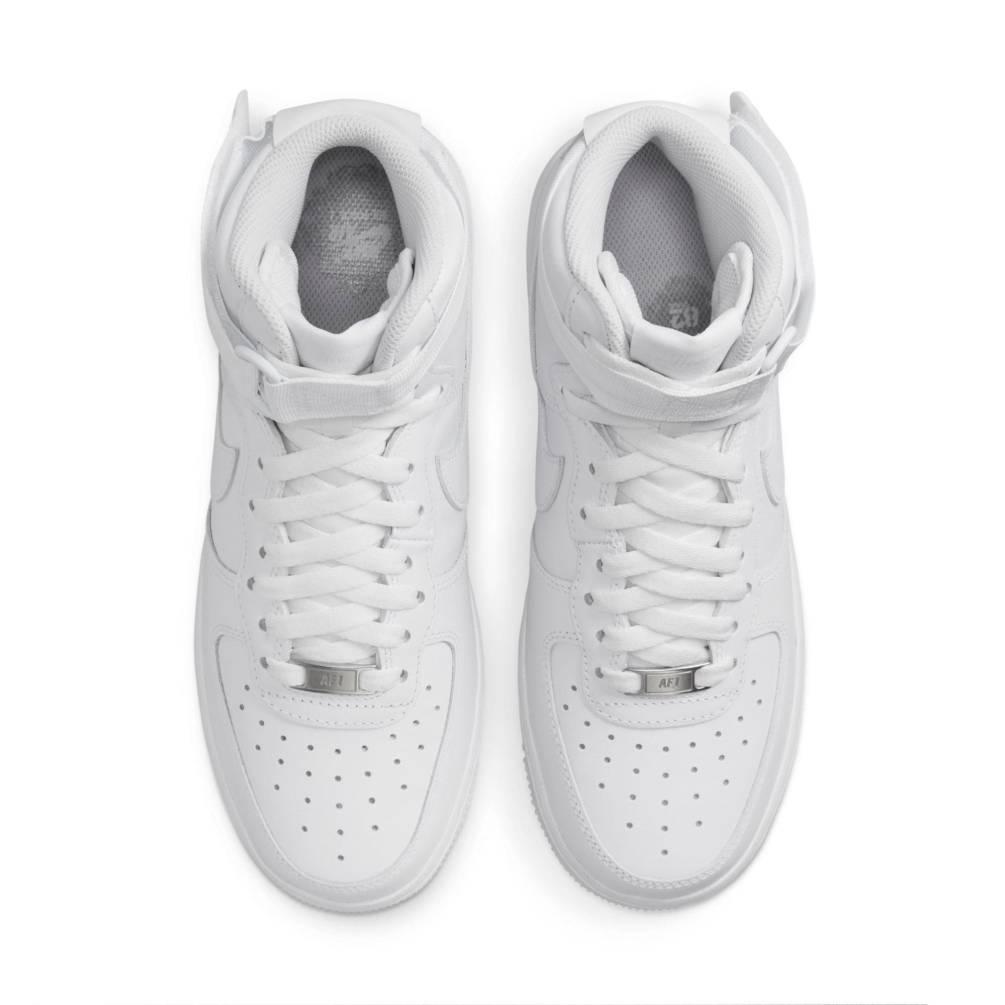 Nike Air Force 1 High White/White Women's Shoe - Hibbett