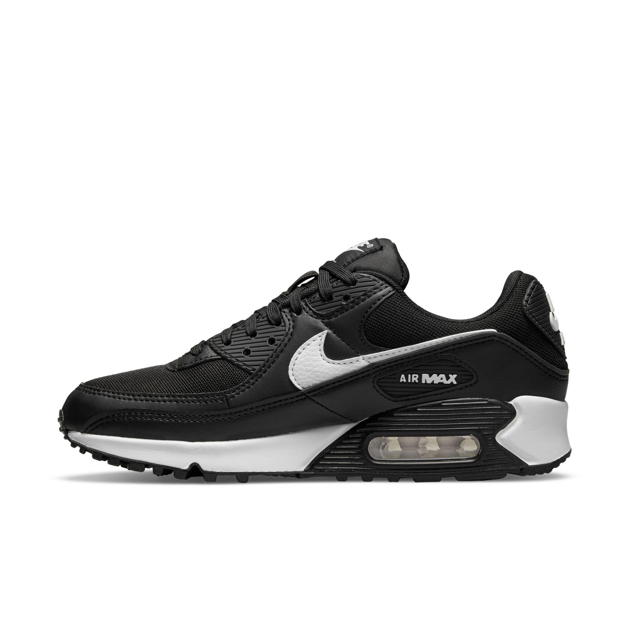 Nike Air Max 90 "Black/White/Black" Women's Shoe - BLACK/WHITE/BLACK Thumbnail View 3