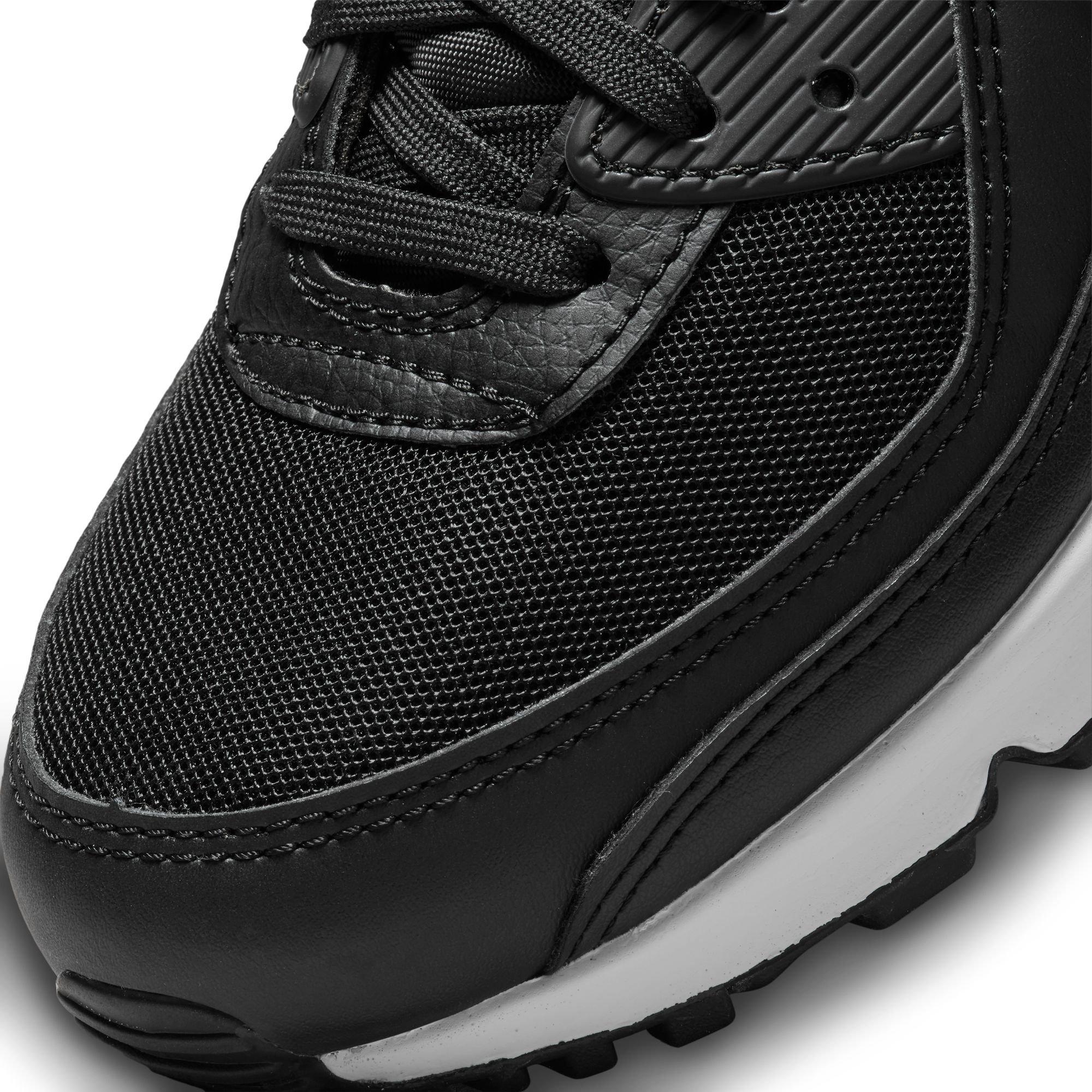 Nike Air Max 90 Black Mesh Men's Shoe - Hibbett