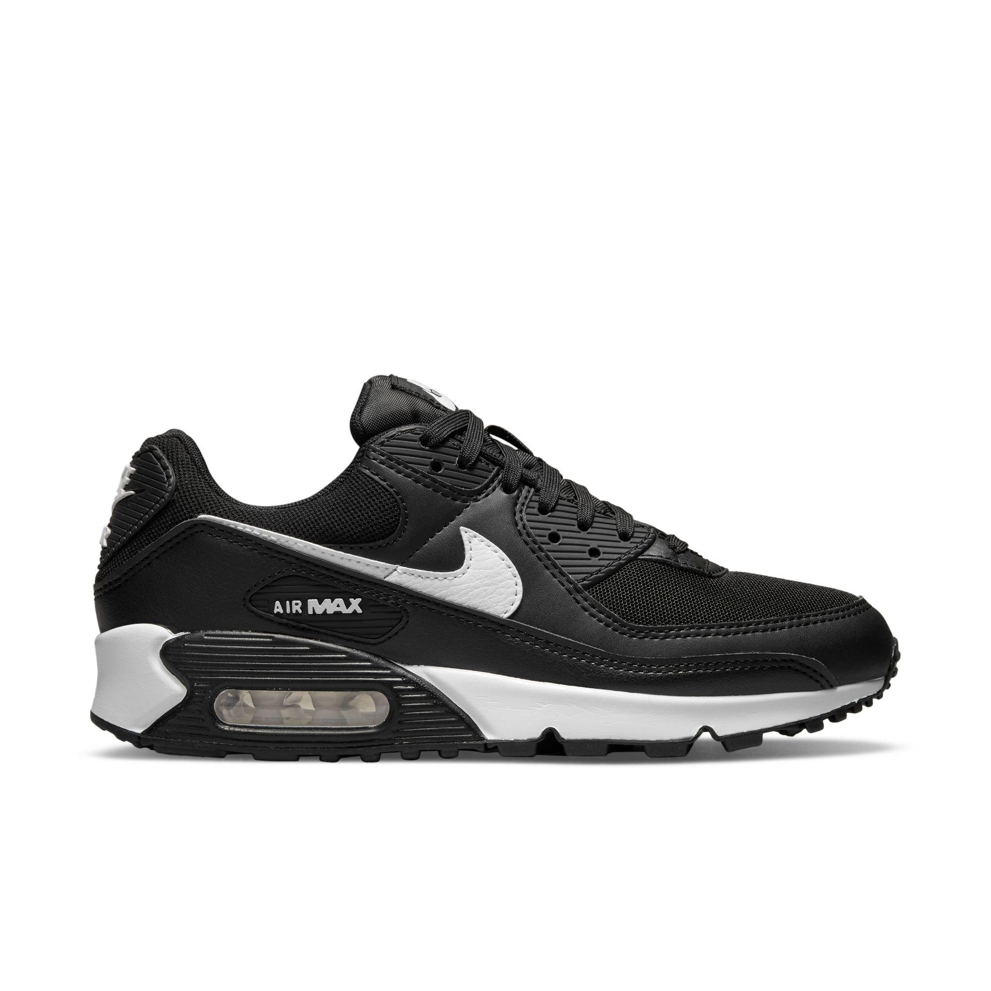 Nike Air Max 90 Black/White/Black Women's Shoe - Hibbett | City Gear