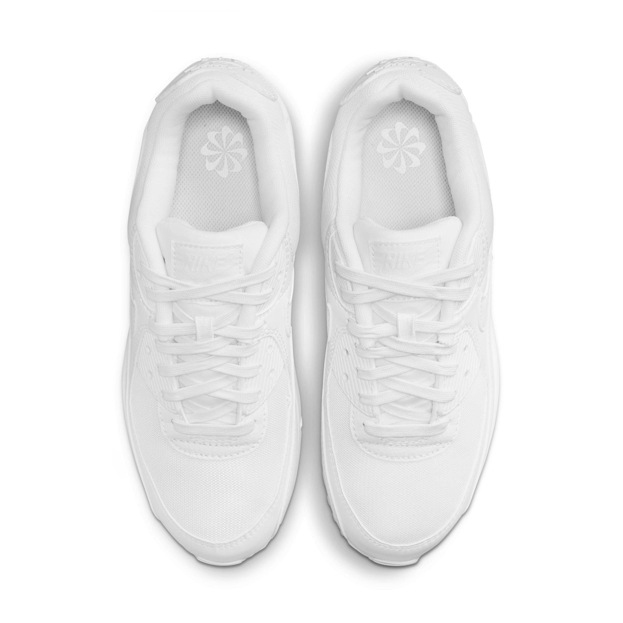 Nike Air Max 90 "White/White" Women's Shoe - WHITE Thumbnail View 5