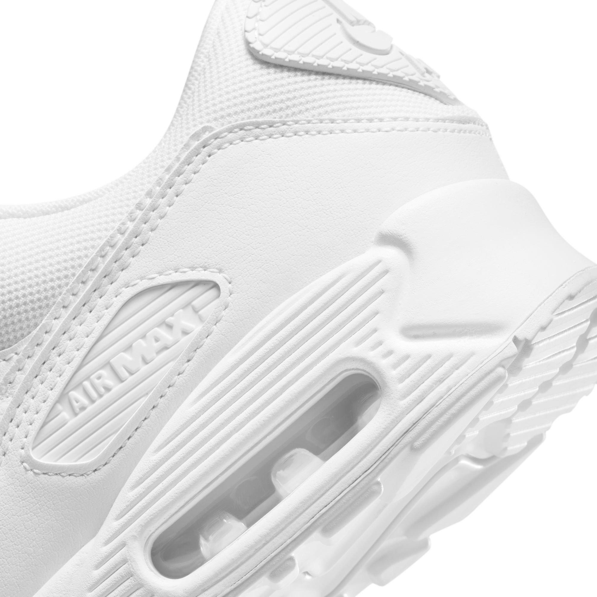 Nike Air Max 90 "White/White" Women's Shoe - WHITE Thumbnail View 8