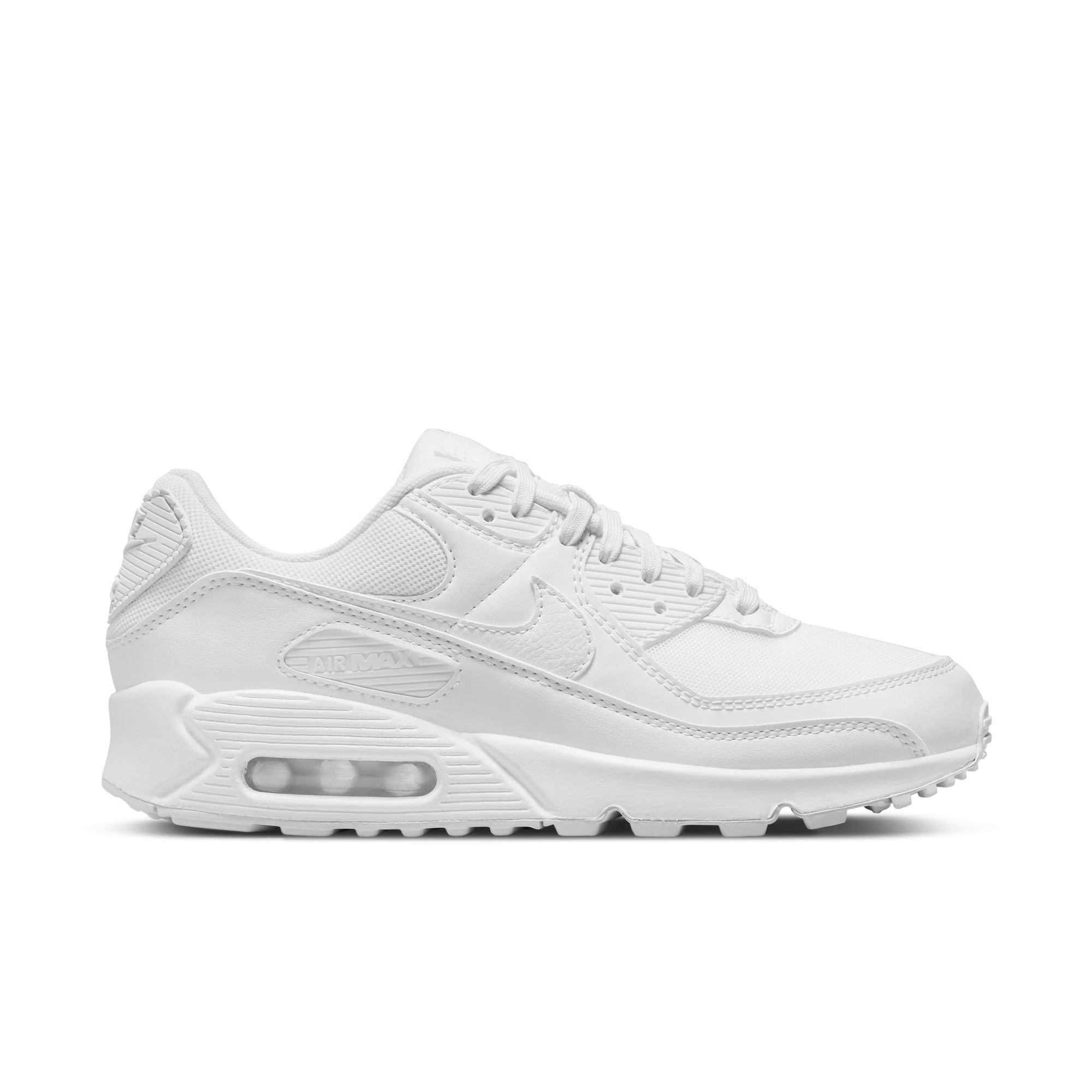 Nike Air Max 90 White/White Women's Shoe - Hibbett