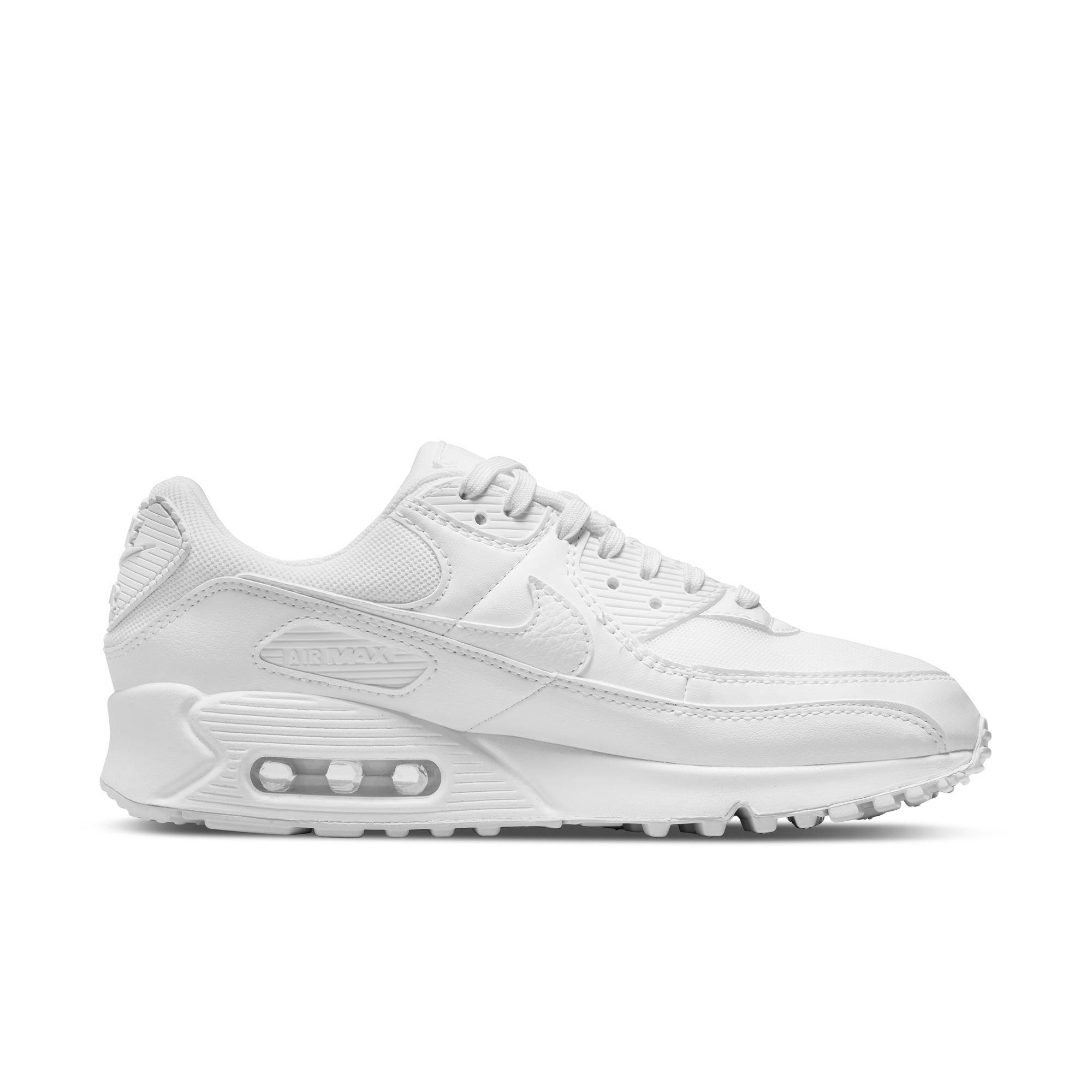 Nike Air Max 90 "White/White" Women's Shoe - WHITE Thumbnail View 2
