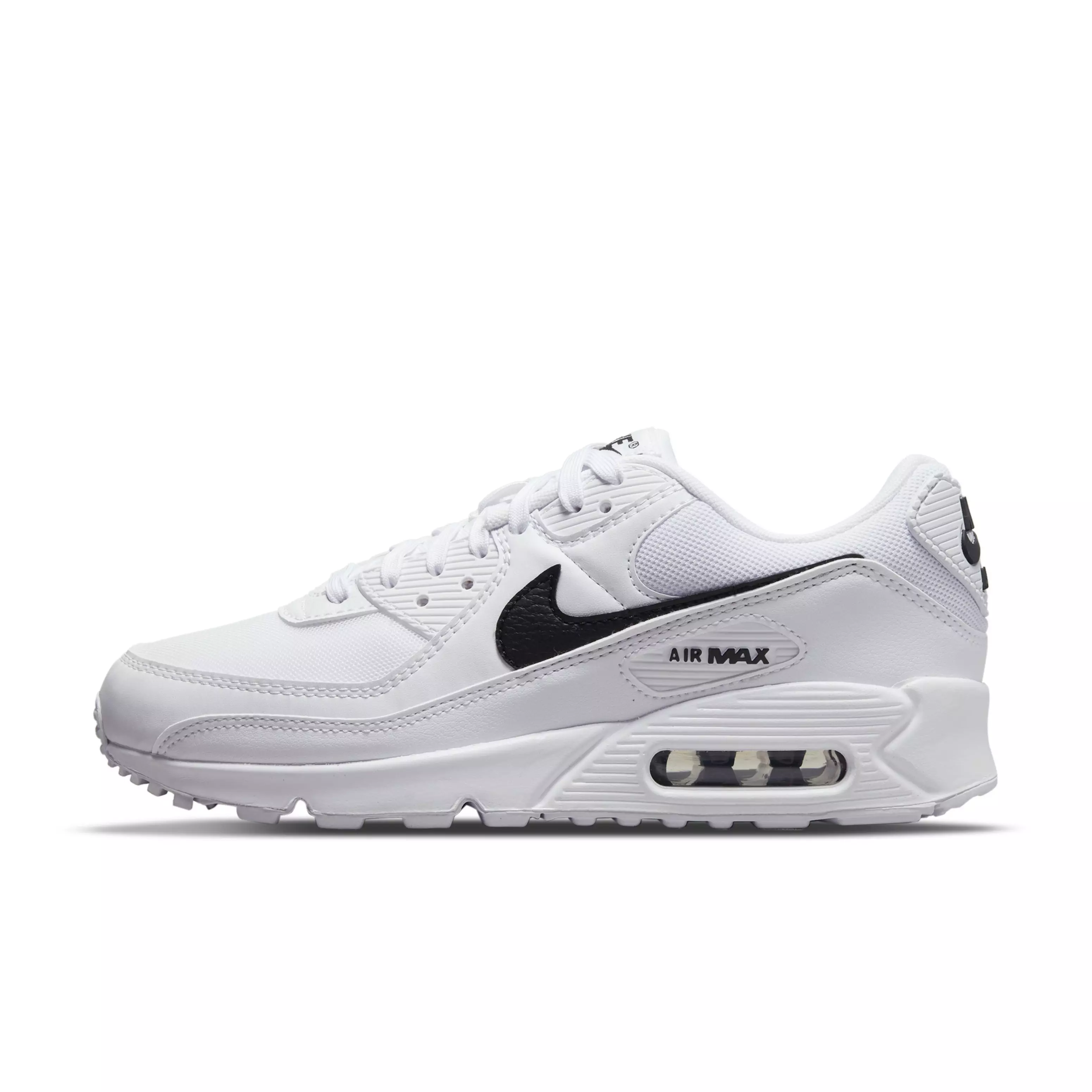 Nike Air Max 90 "White/Black/White" Women's Shoe - WHITE/BLACK