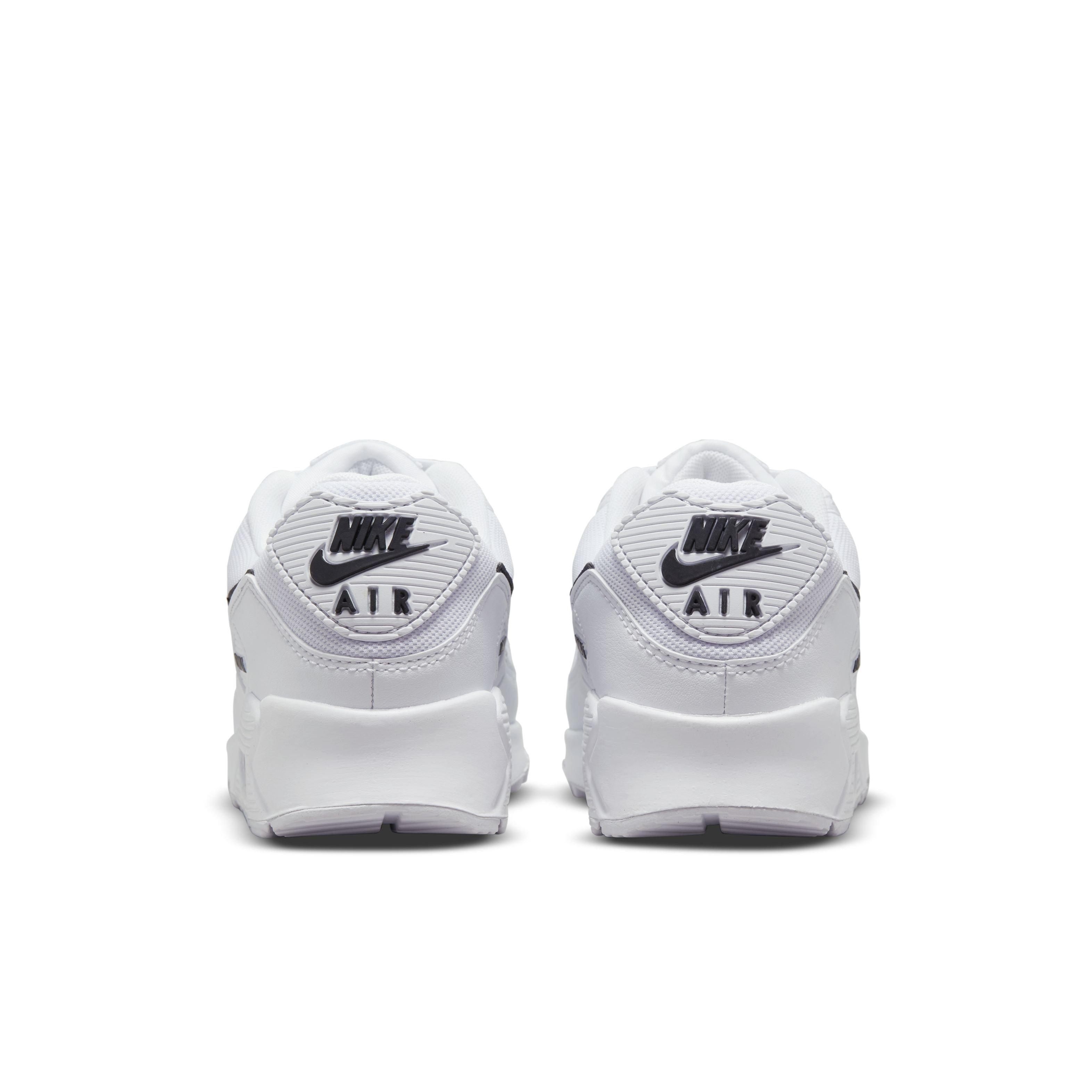 Nike Air Max 90 "White/Black/White" Women's Shoe - WHITE/BLACK Thumbnail View 5