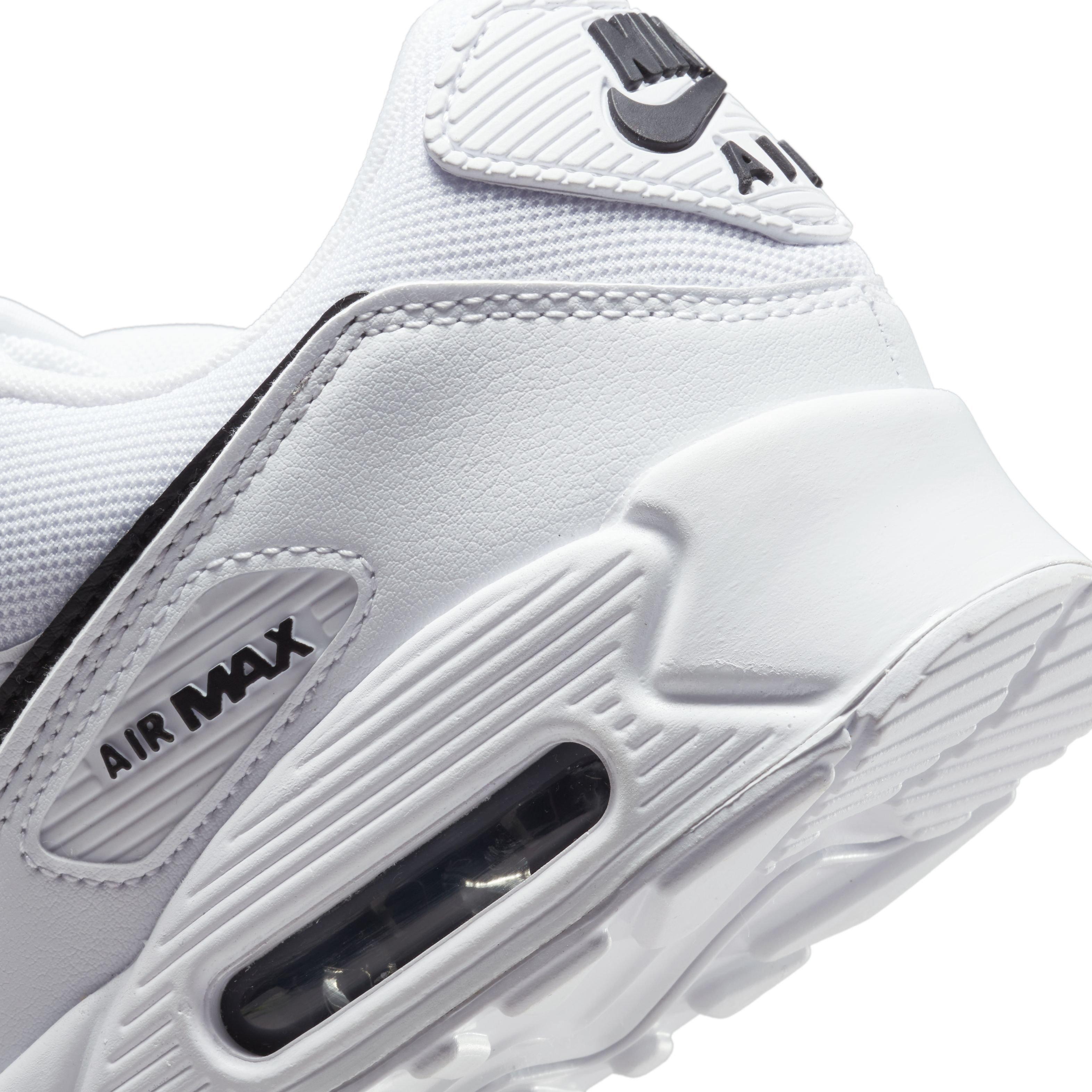 Nike Air Max 90 "White/Black/White" Women's Shoe - WHITE/BLACK Thumbnail View 8