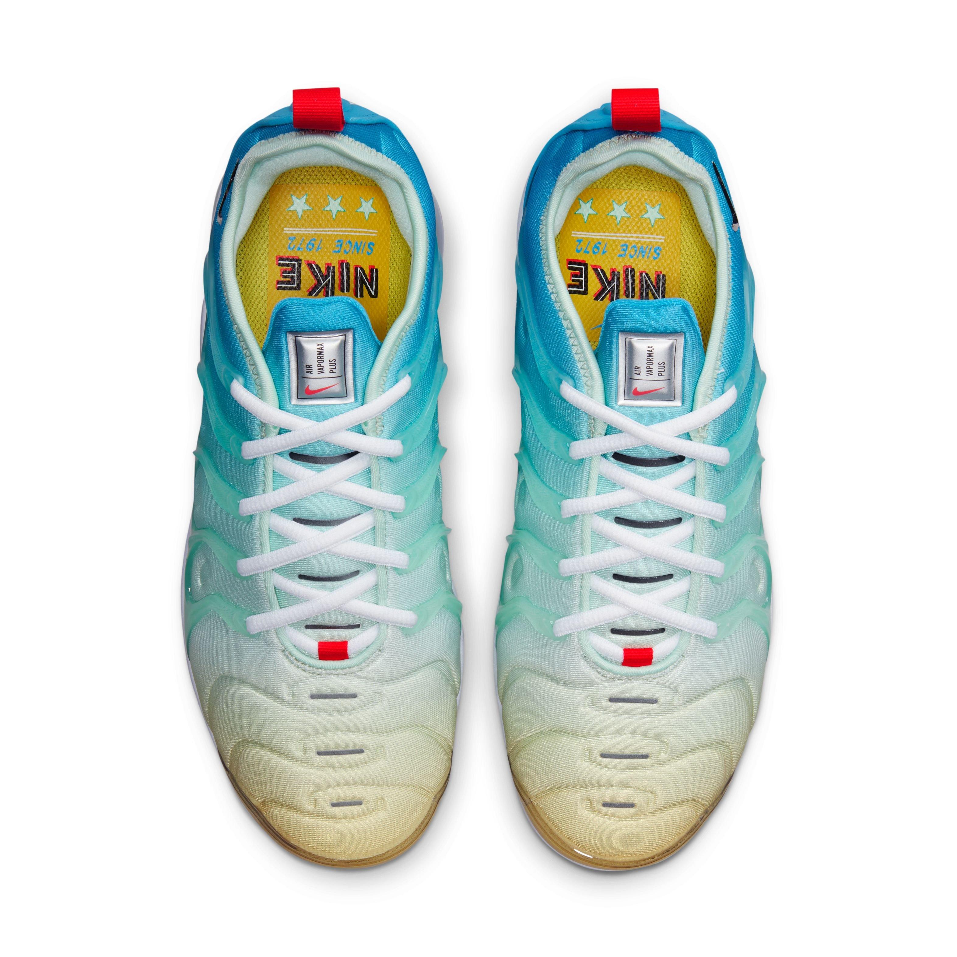 Nike Air VaporMax Plus "Mint Foam/Metallic Silver/White" Women's Shoe - TEAL Thumbnail View 8