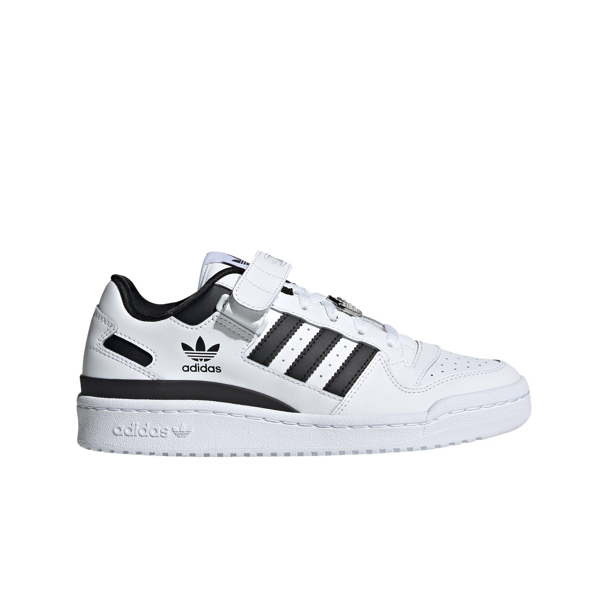 adidas Forum Low Ftwr White/Core Black Women's Shoe - Hibbett | City Gear