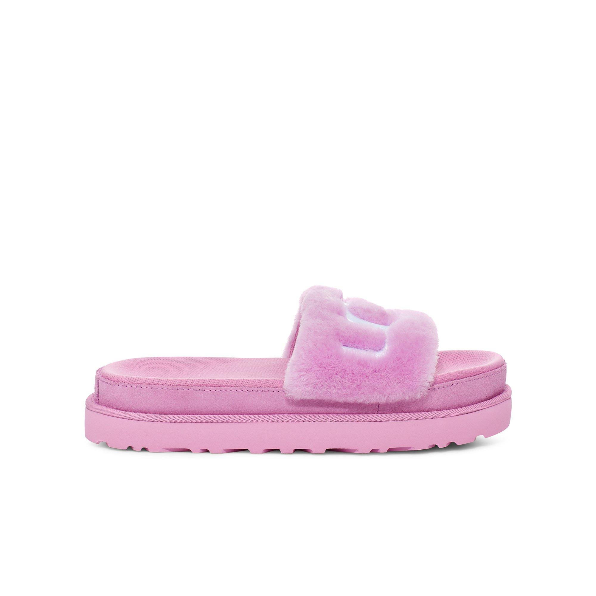 Ugg laton best sale fur slide purple