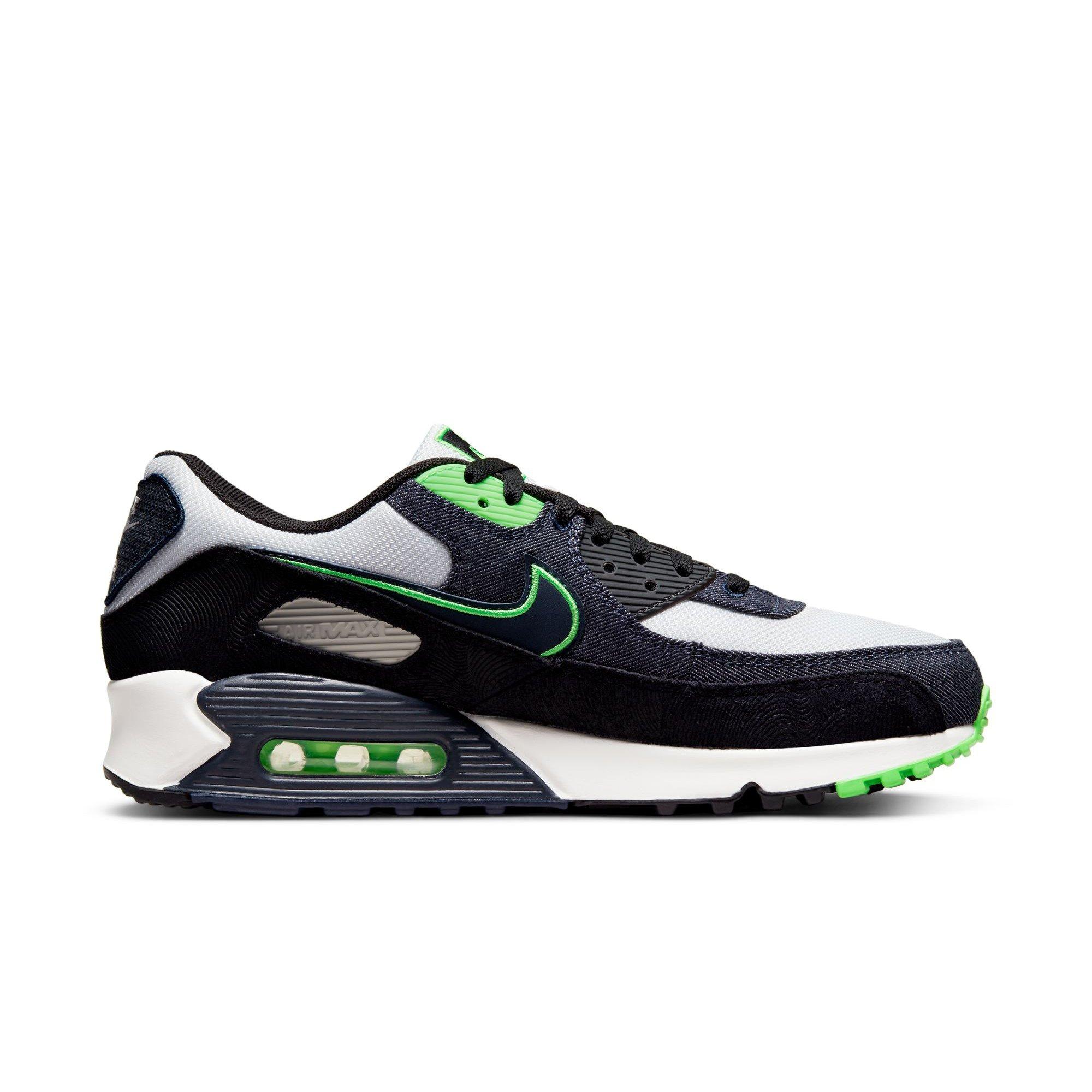 Nike air max 90 shop mens black and green