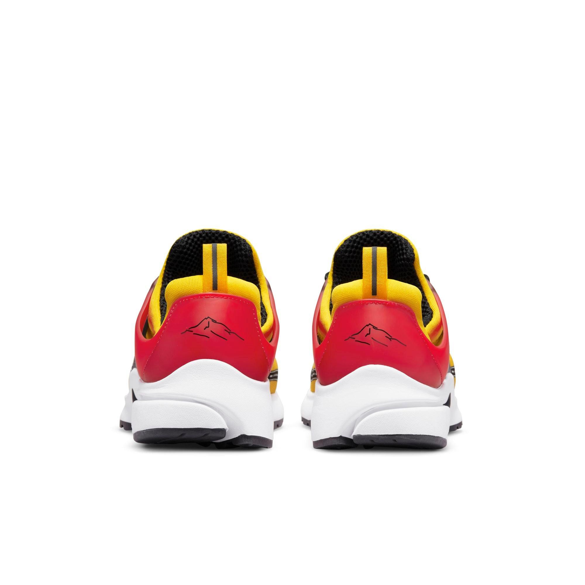 red and yellow nikes