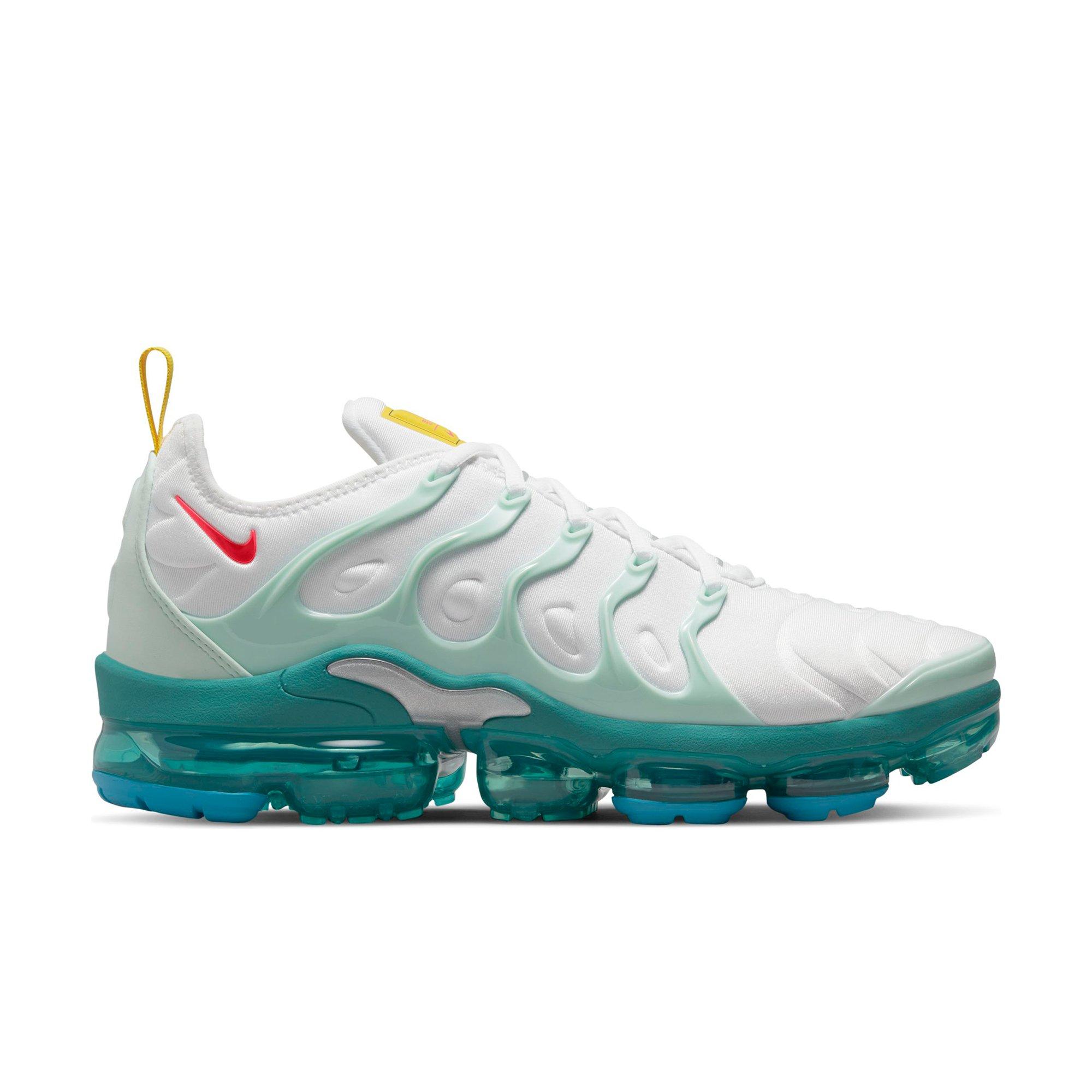 Nike Air Vapormax Plus "Ready Set Go" Men's Shoe - WHITE/TEAL Thumbnail View 1