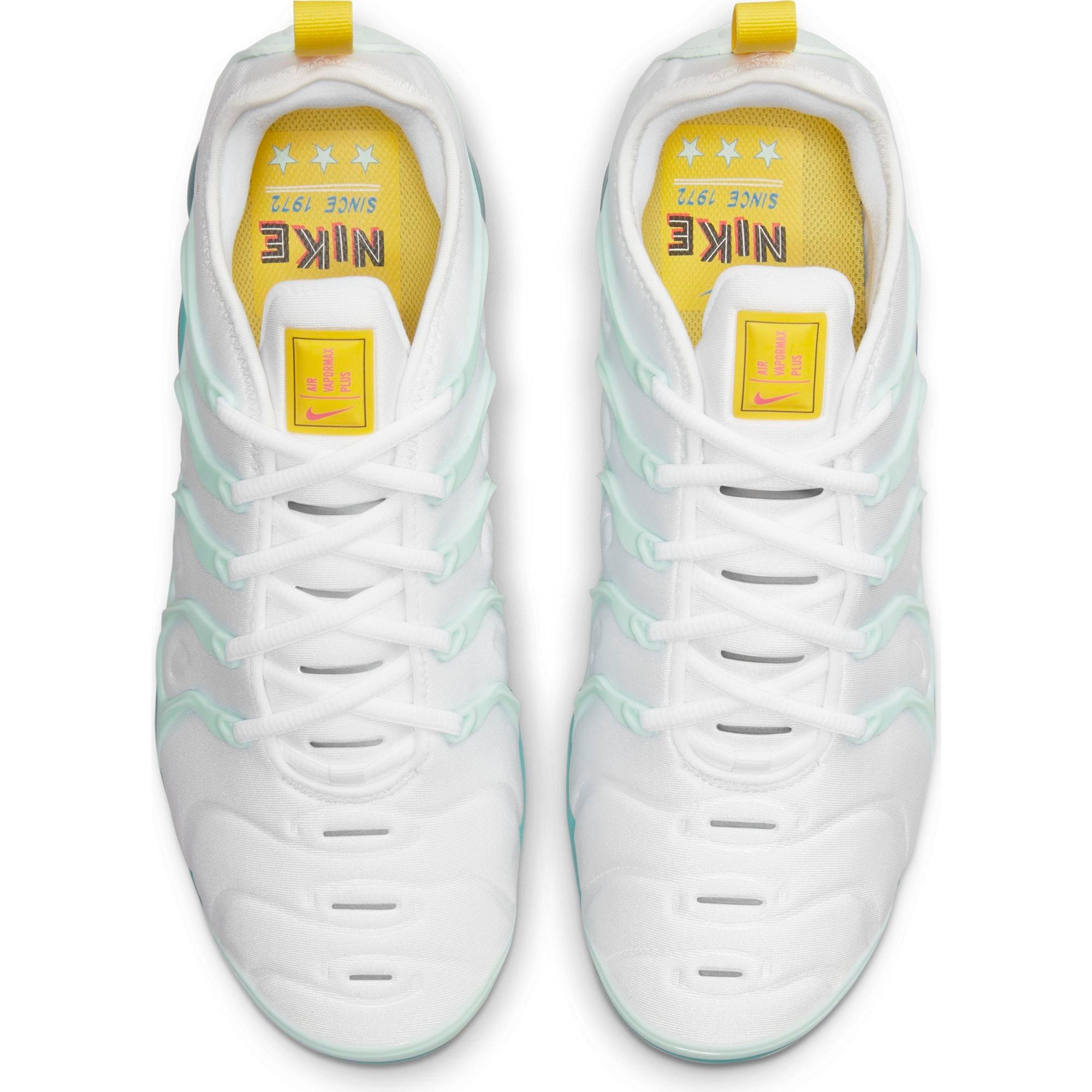 Nike Air Vapormax Plus "Ready Set Go" Men's Shoe - WHITE/TEAL Thumbnail View 8