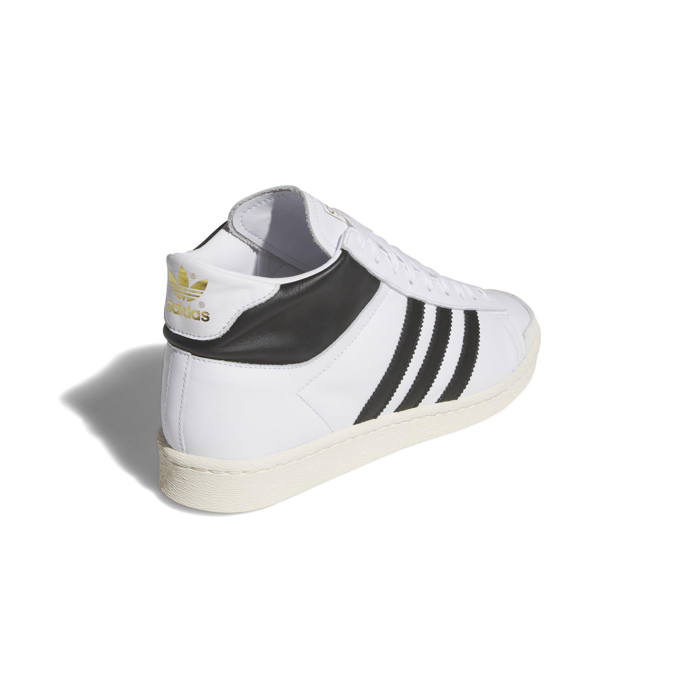 adidas Jabbar Hi "Ftwr White/Core Black/Off White" Unisex Shoe - WHITE Thumbnail View 4