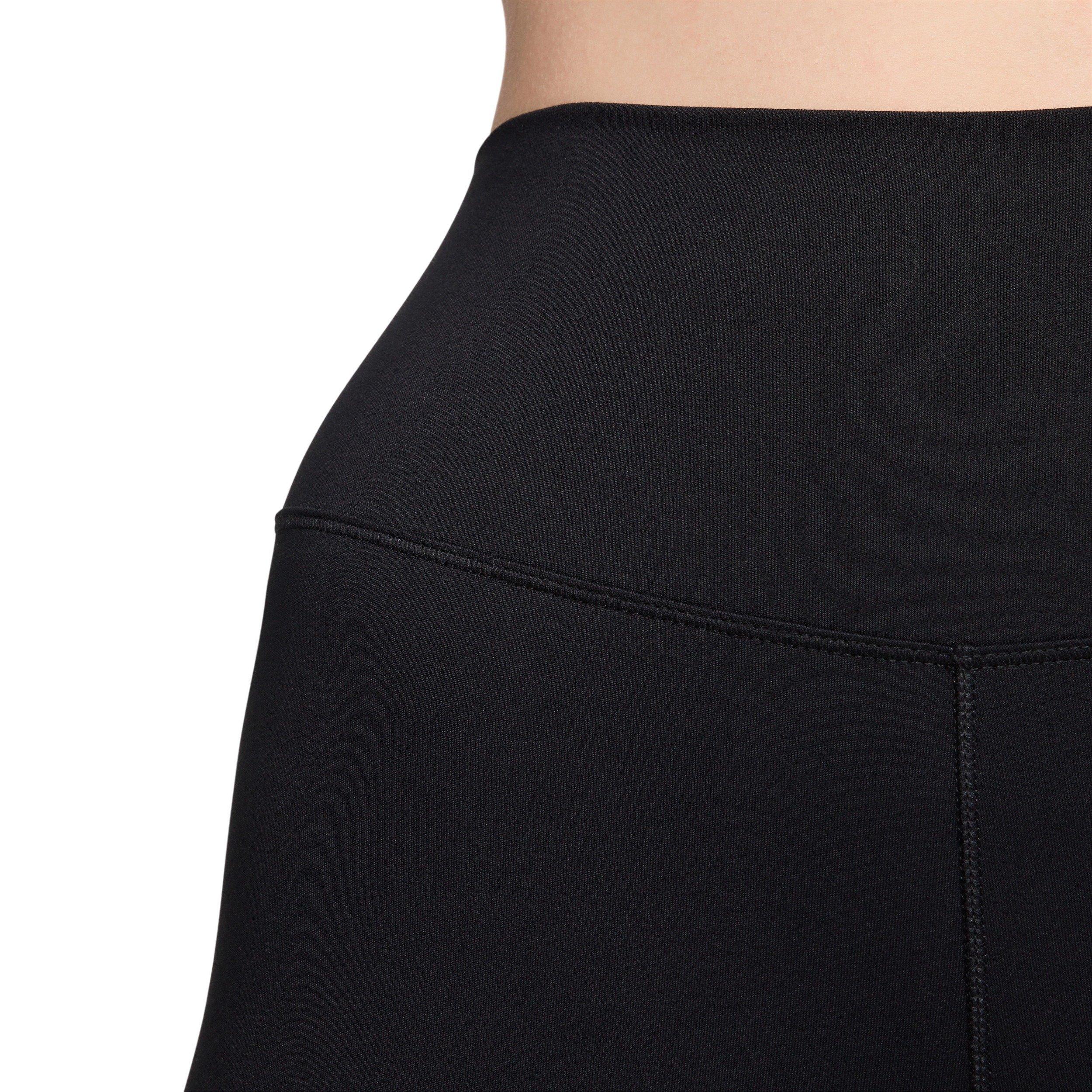 Nike Women's One High-Waisted Capri Leggings - Black - BLACK Thumbnail View 4