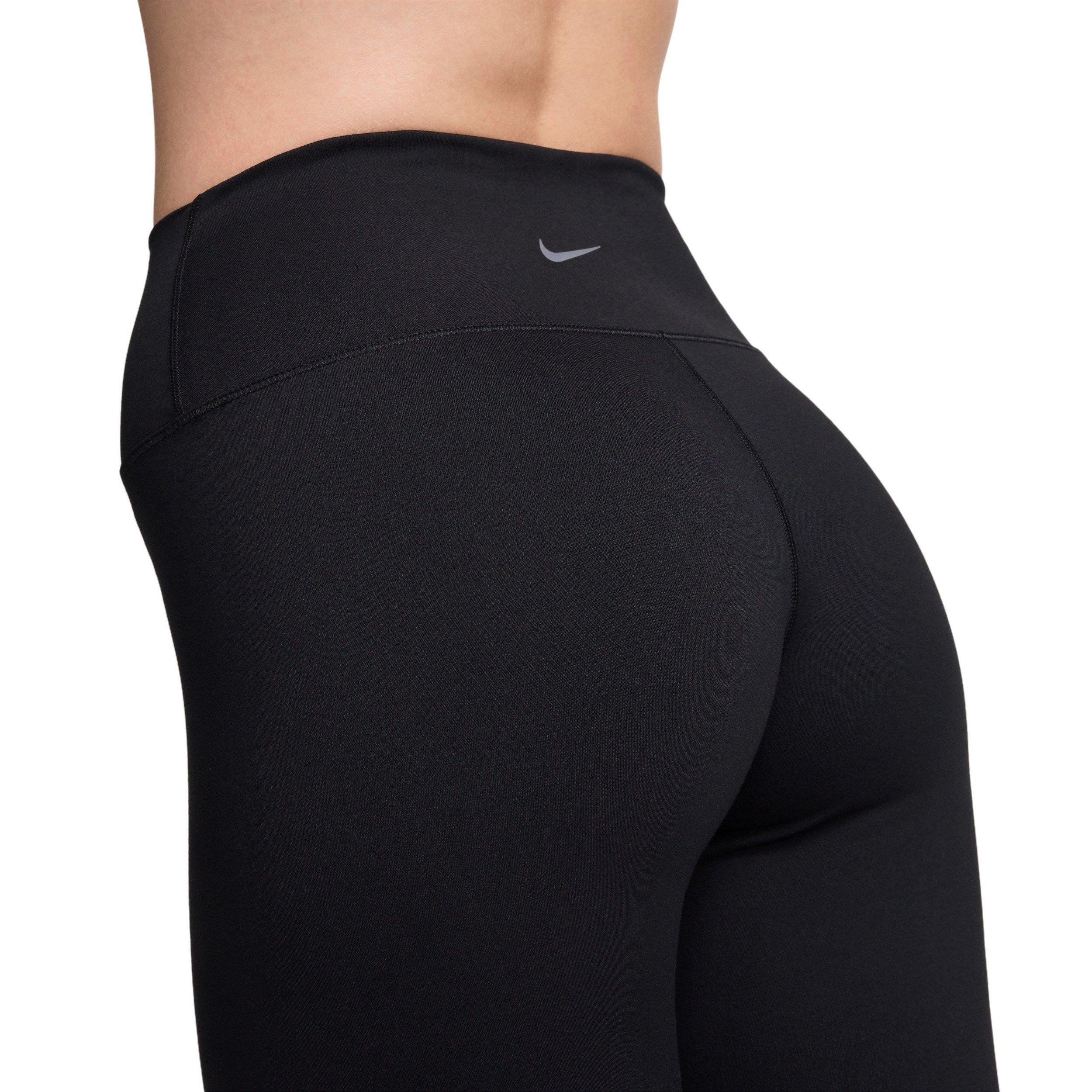 Nike Women's One High-Waisted Capri Leggings - Black - BLACK Thumbnail View 5