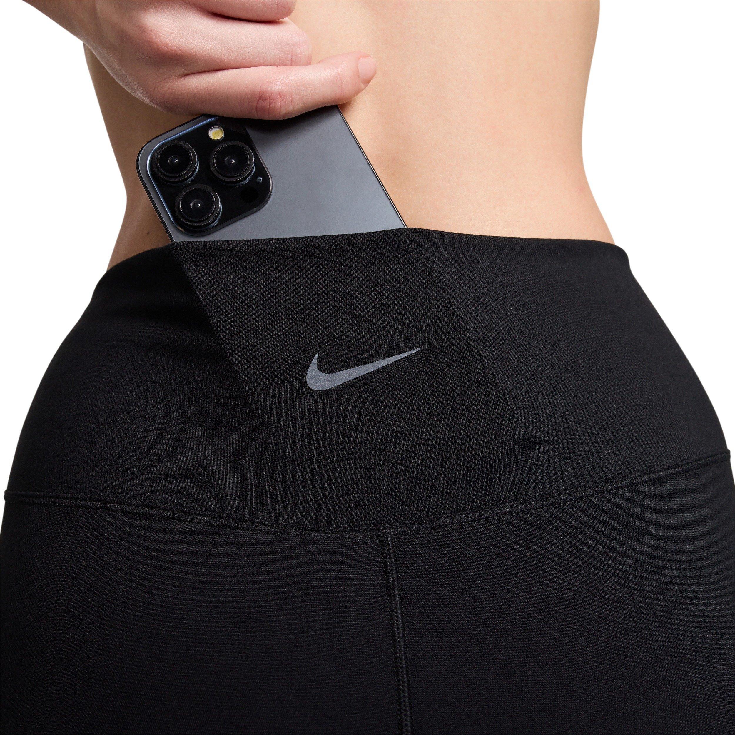 Nike Women's One High-Waisted Capri Leggings - Black - BLACK Thumbnail View 6