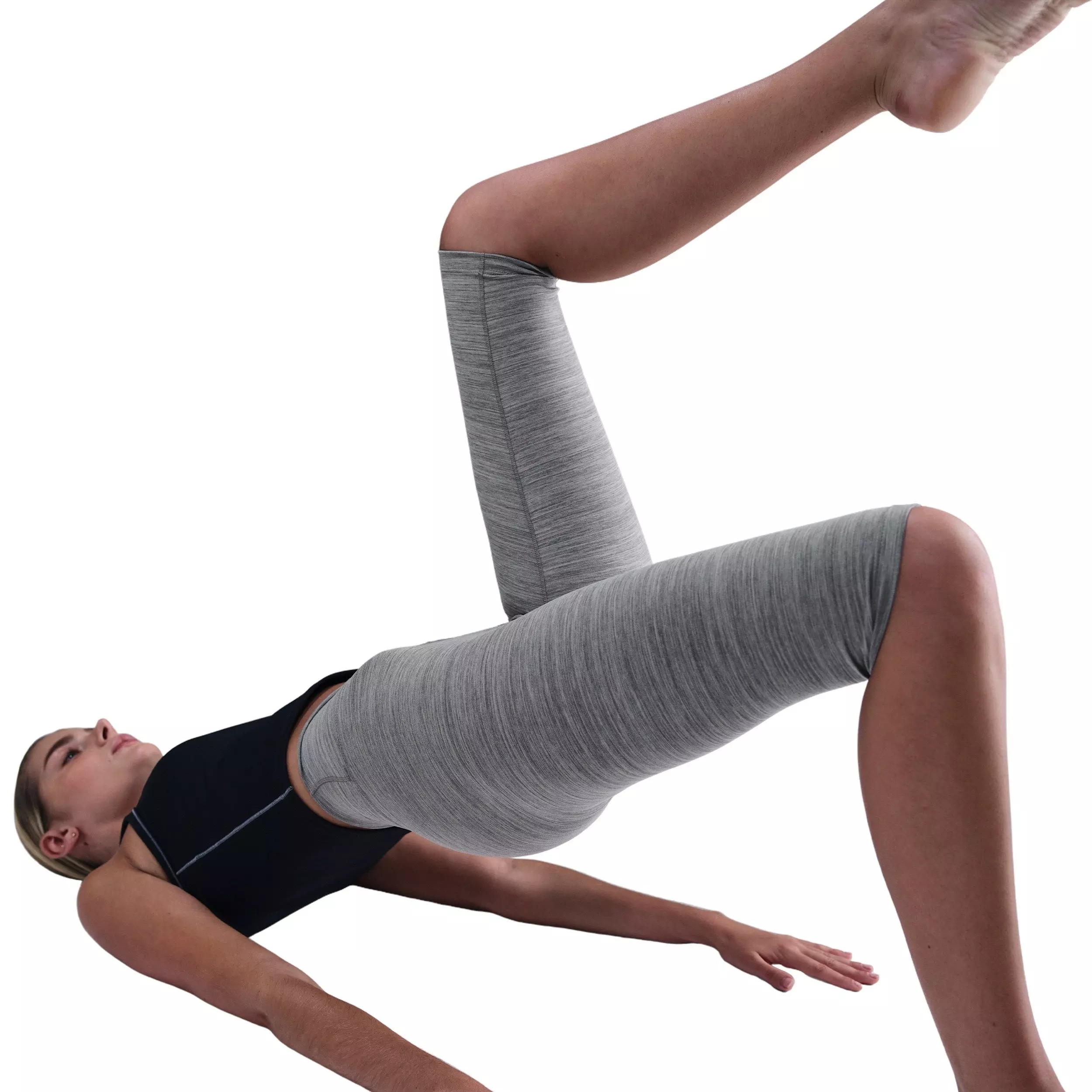 Nike Women's One High-Waisted Capri Leggings - Grey - GREY