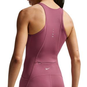 Nike Women's Swift Dri-FIT Running Bodysuit - Pink Smoke - PINK SMOKE