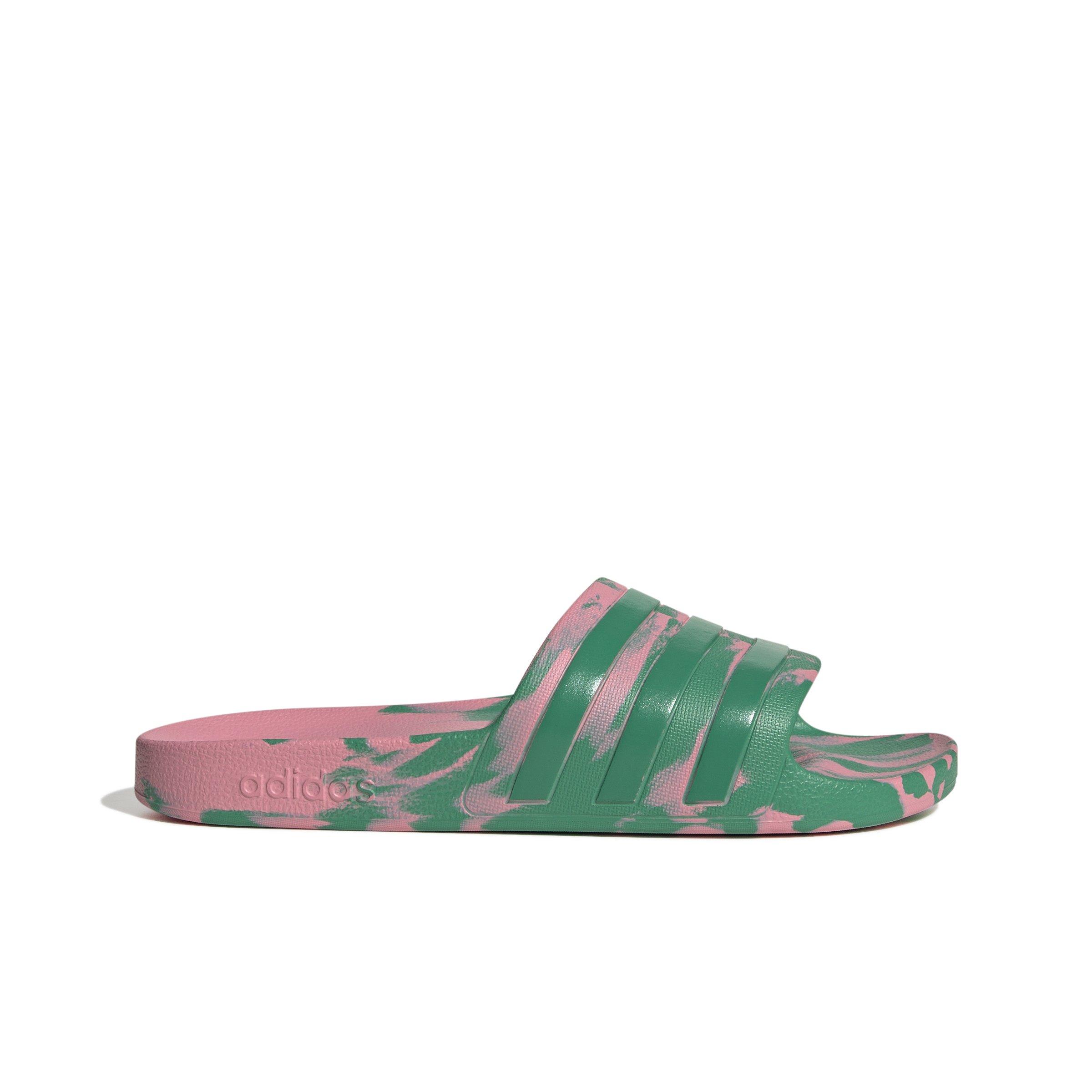 adidas Adilette Aqua "Bliss Pink/Court Green/Court Green" Unisex Slide - PINK Thumbnail View 1