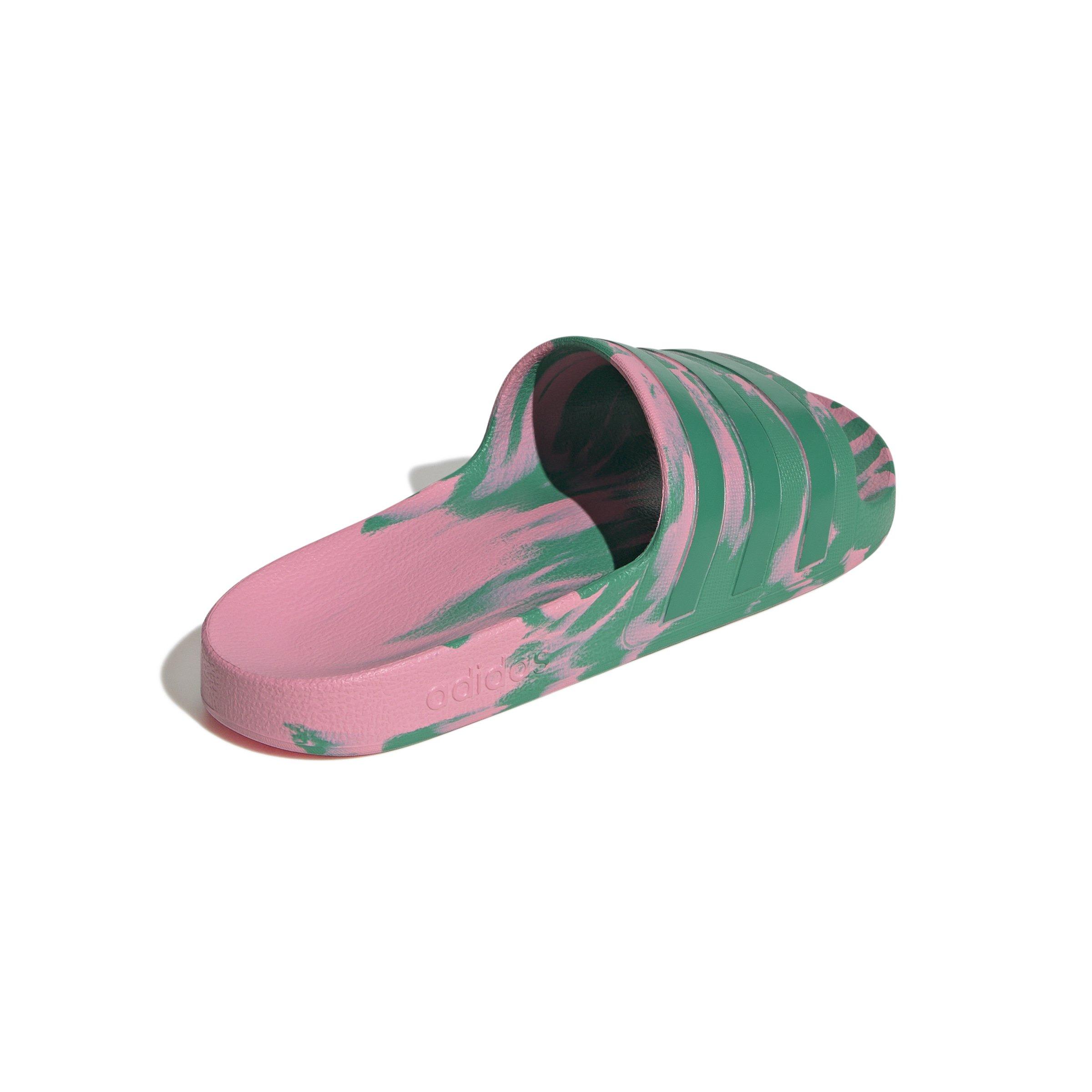 adidas Adilette Aqua "Bliss Pink/Court Green/Court Green" Unisex Slide - PINK Thumbnail View 4