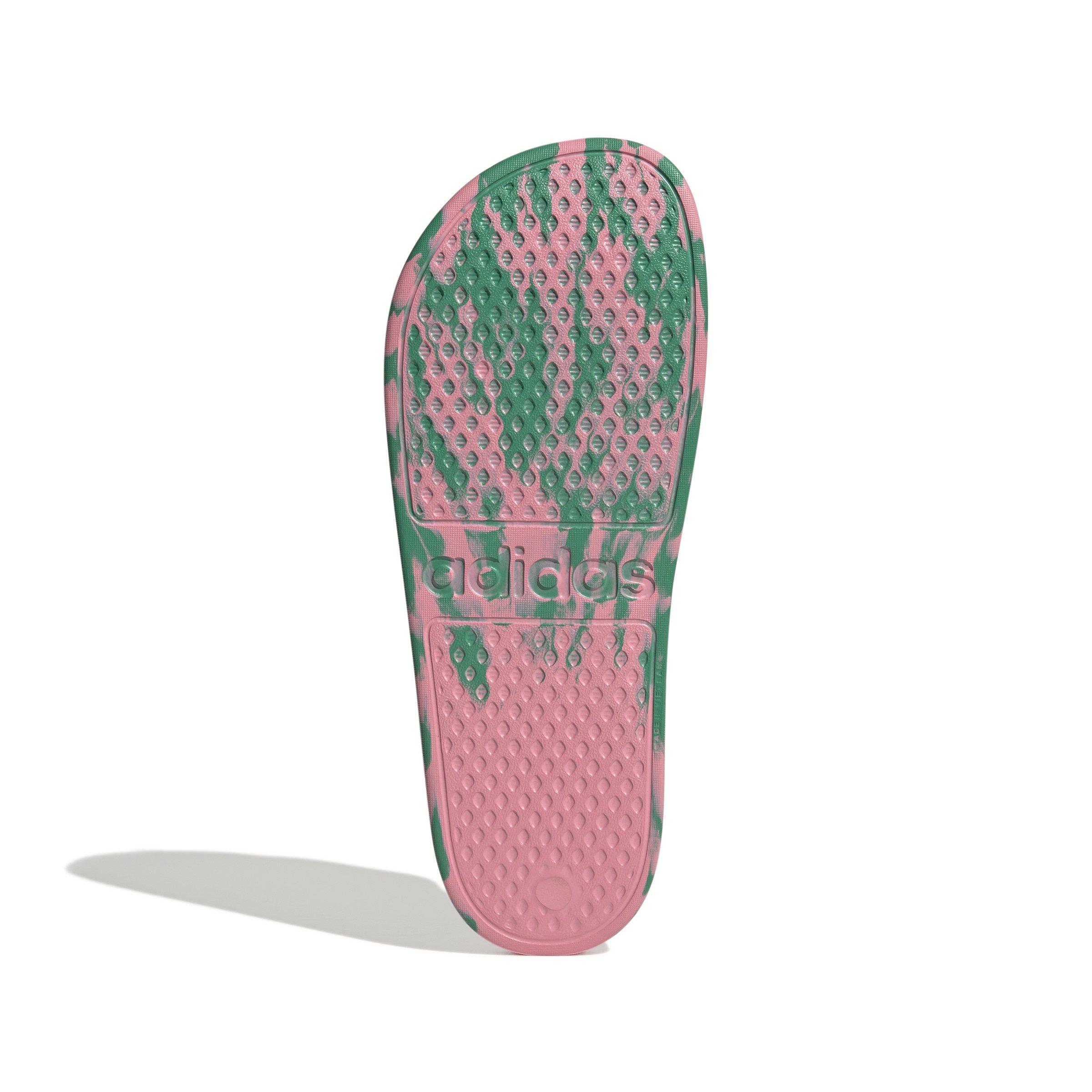 adidas Adilette Aqua "Bliss Pink/Court Green/Court Green" Unisex Slide - PINK Thumbnail View 6