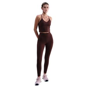 Nike Women's One High-Waisted 7/8 Leggings with Pockets - Burgundy