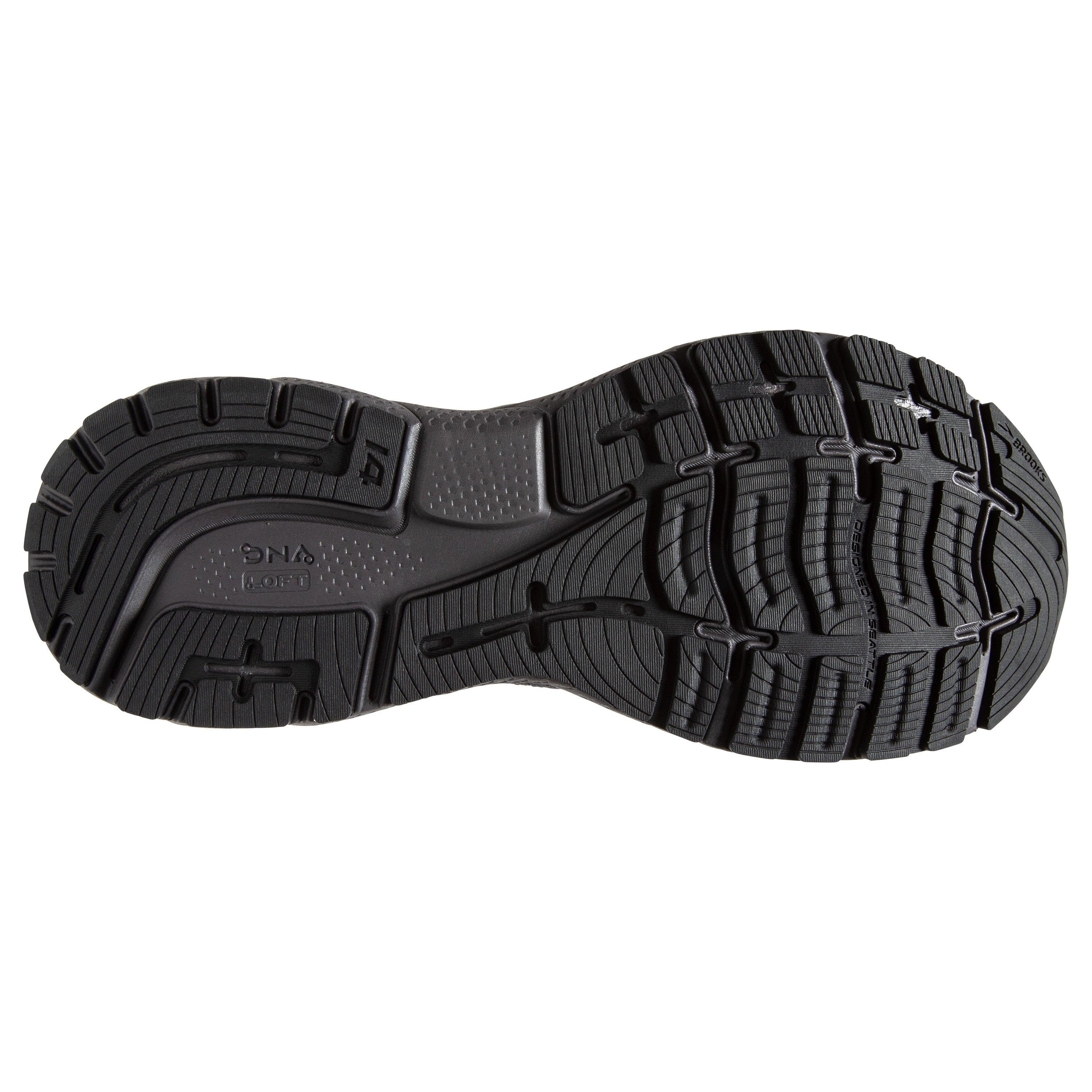 Brooks Ghost 14 "Black/Blackened Pearl/Blue" Men's Running Shoe - BLACK/PEARL/BLUE Thumbnail View 6