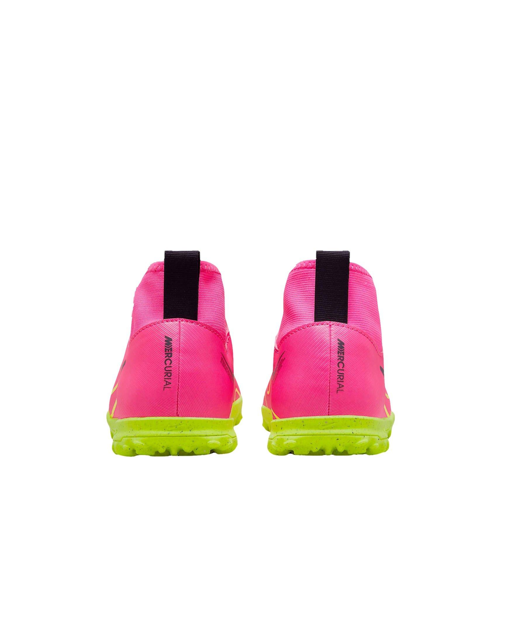 Nike Zoom Superfly 9 Academy Turf Soccer Shoes (Pink Blast/Volt