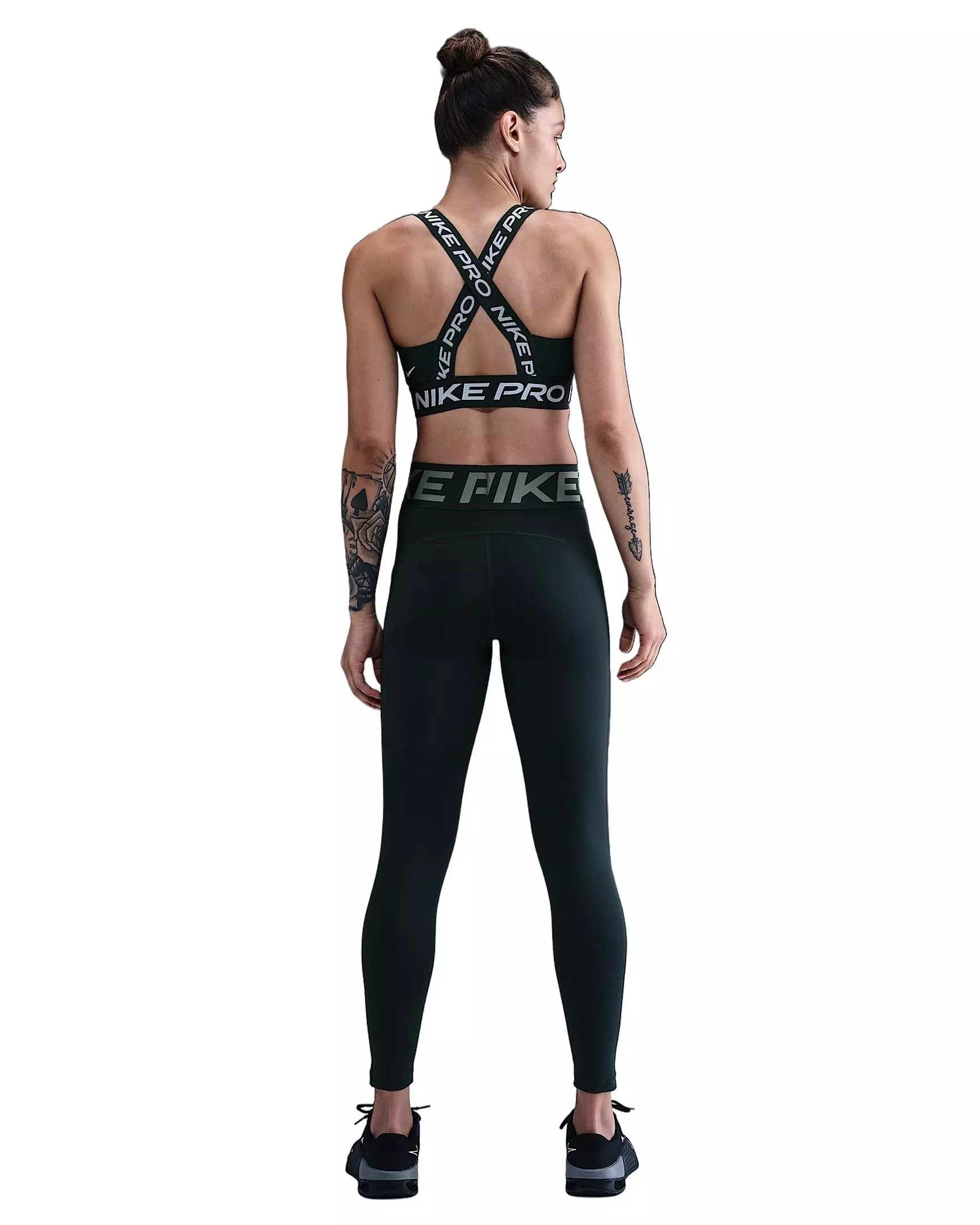 Nike Women's Pro Sculpt High-Waisted 7/8 Leggings - Green - GREEN