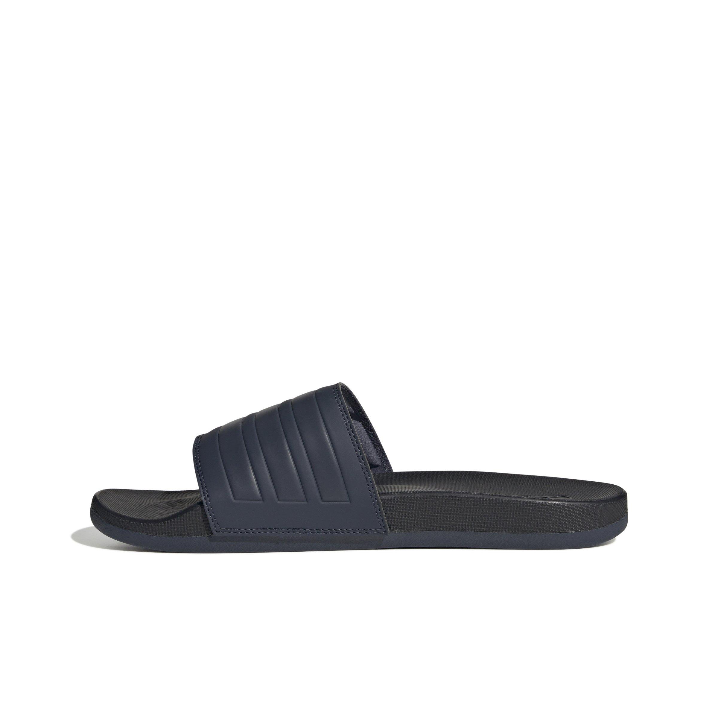 adidas Adilette Comfort "Shadow Navy/Shadow Navy/Core Black" Unisex Slide - BLUE Thumbnail View 2
