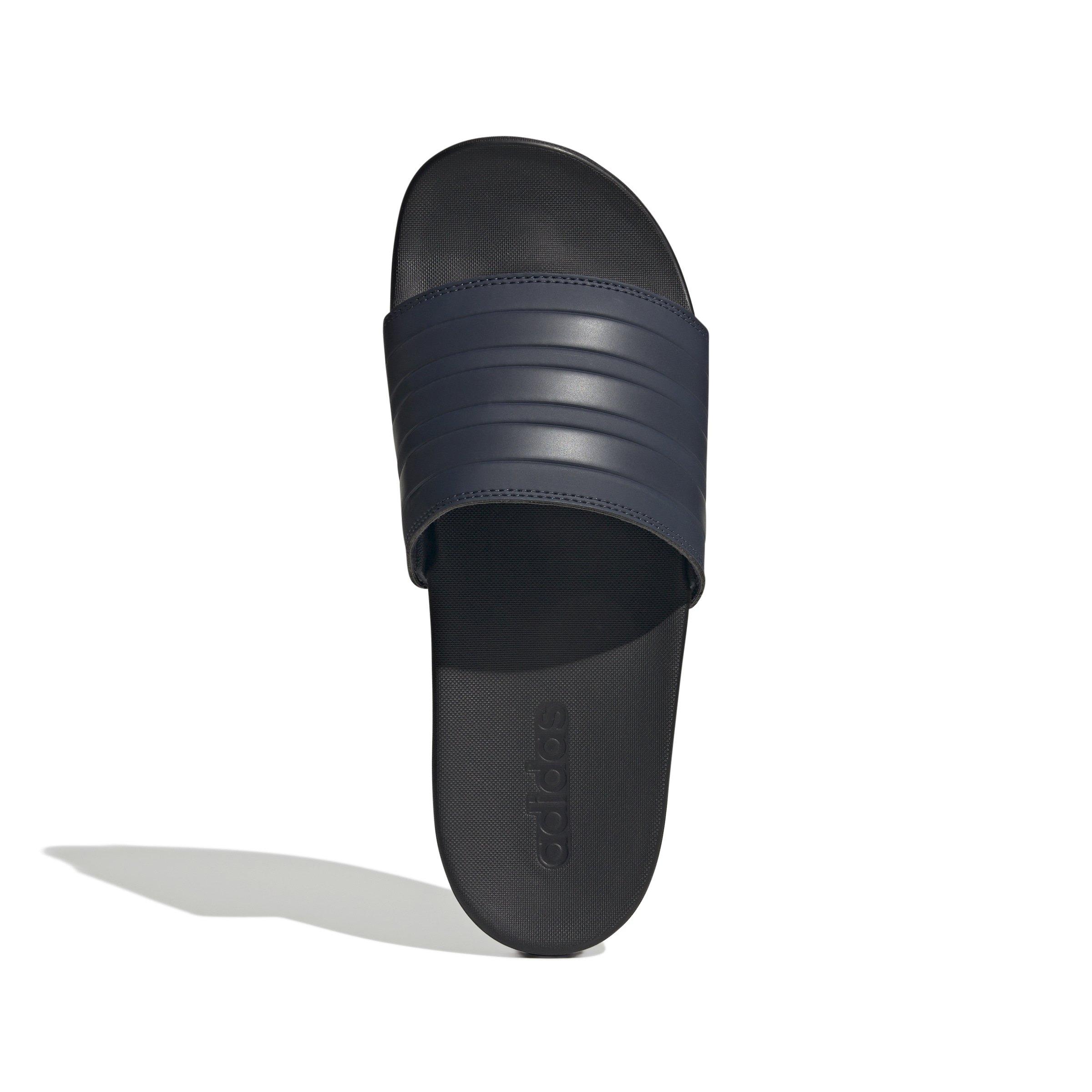 adidas Adilette Comfort "Shadow Navy/Shadow Navy/Core Black" Unisex Slide - BLUE Thumbnail View 3