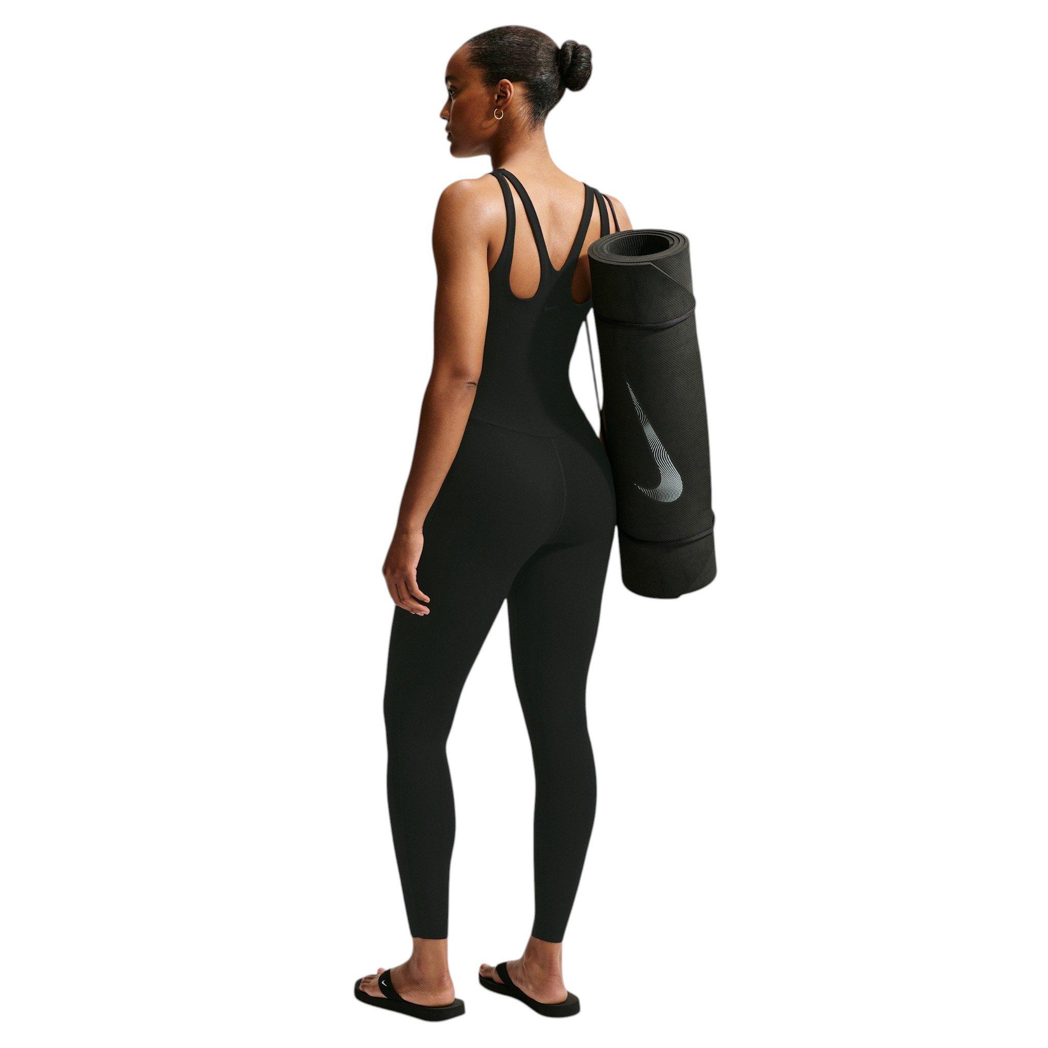 Nike Women's Zenvy 7/8 Bodysuit - Black - BLACK Thumbnail View 5
